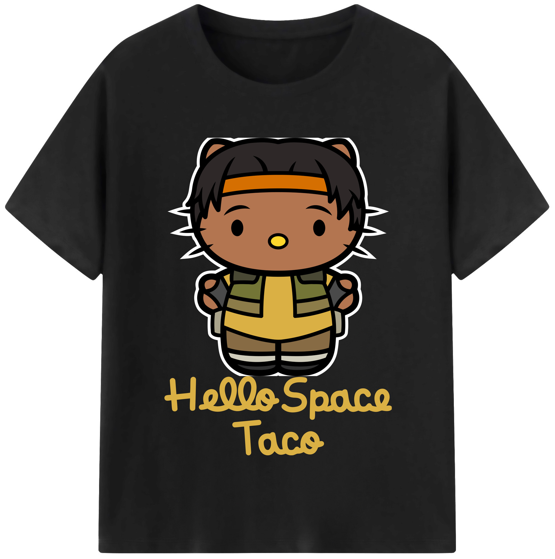 （画像用） Hello Kitty ハローキティ 綿100％半袖Tシャツ（フロントプリント）