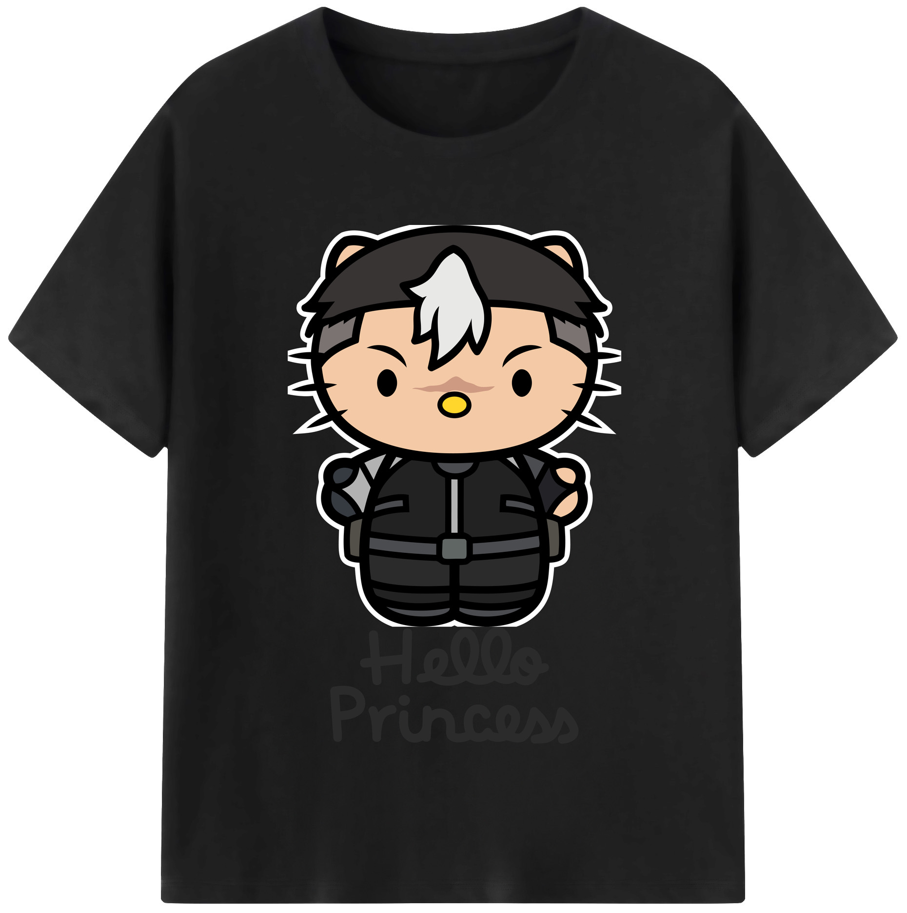 （画像用） Hello Kitty ハローキティ 綿100％半袖Tシャツ（フロントプリント）