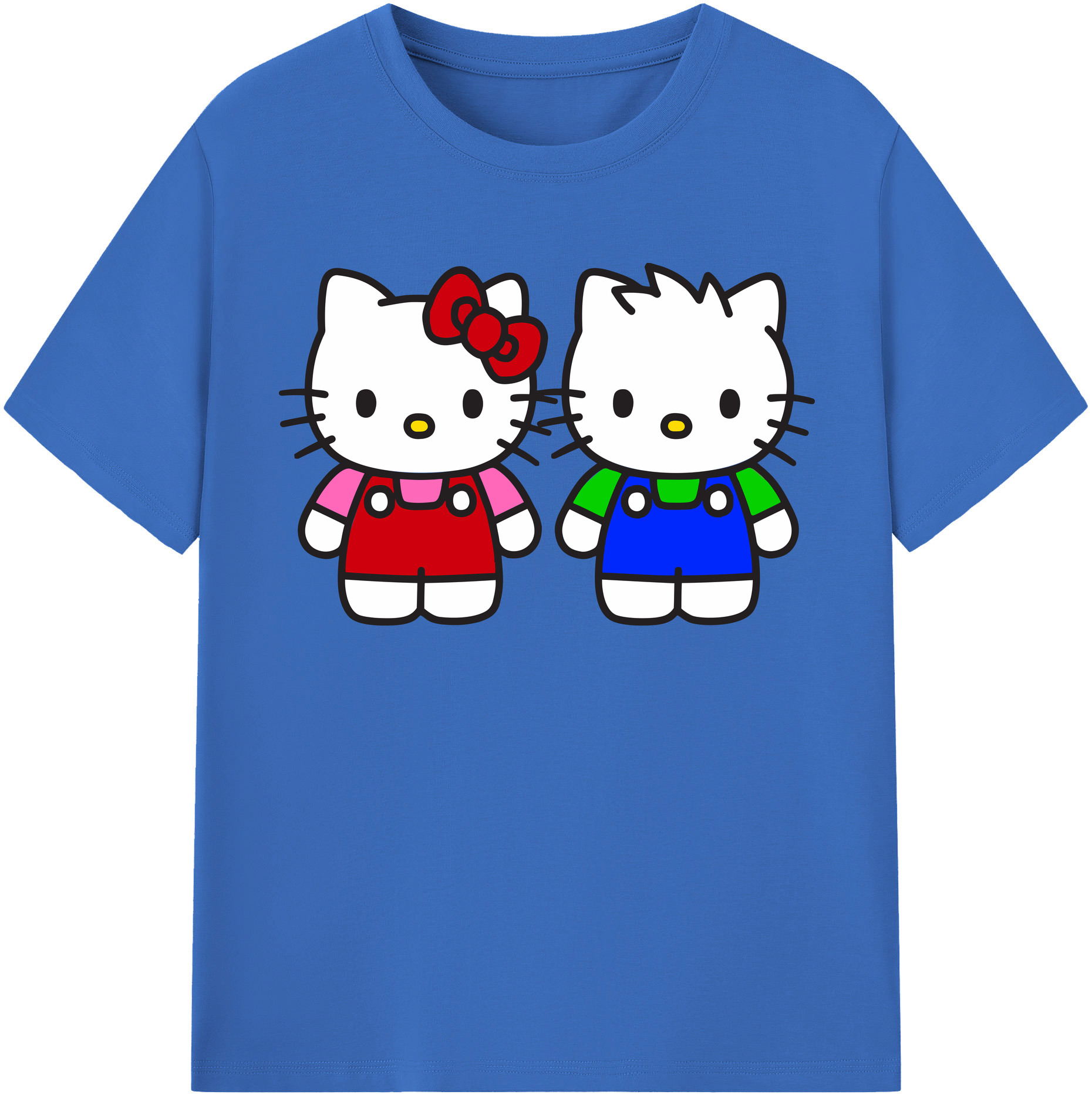 （画像用） Hello Kitty ハローキティ 綿100％半袖Tシャツ（フロントプリント）