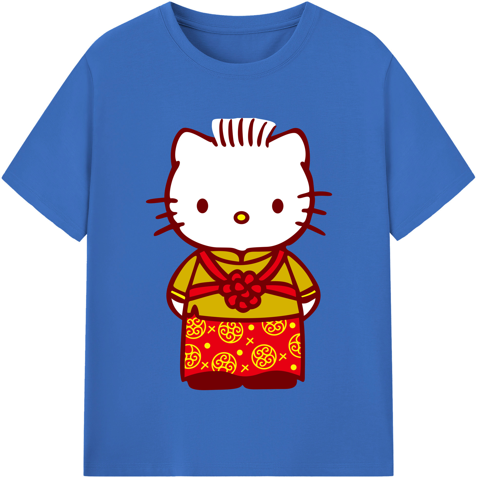 （画像用） Hello Kitty ハローキティ 綿100％半袖Tシャツ（フロントプリント）