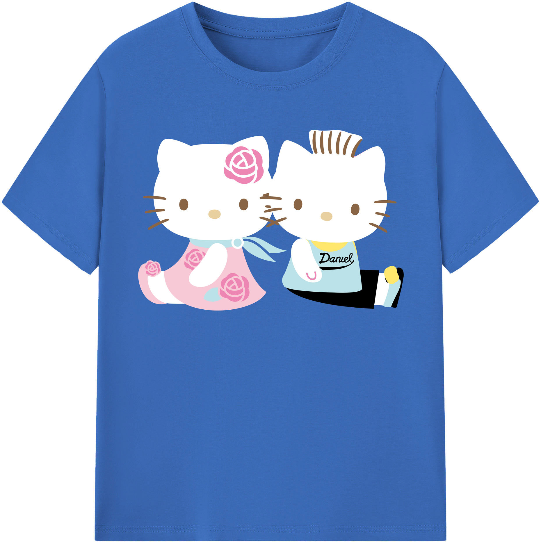 （画像用） Hello Kitty ハローキティ 綿100％半袖Tシャツ（フロントプリント）