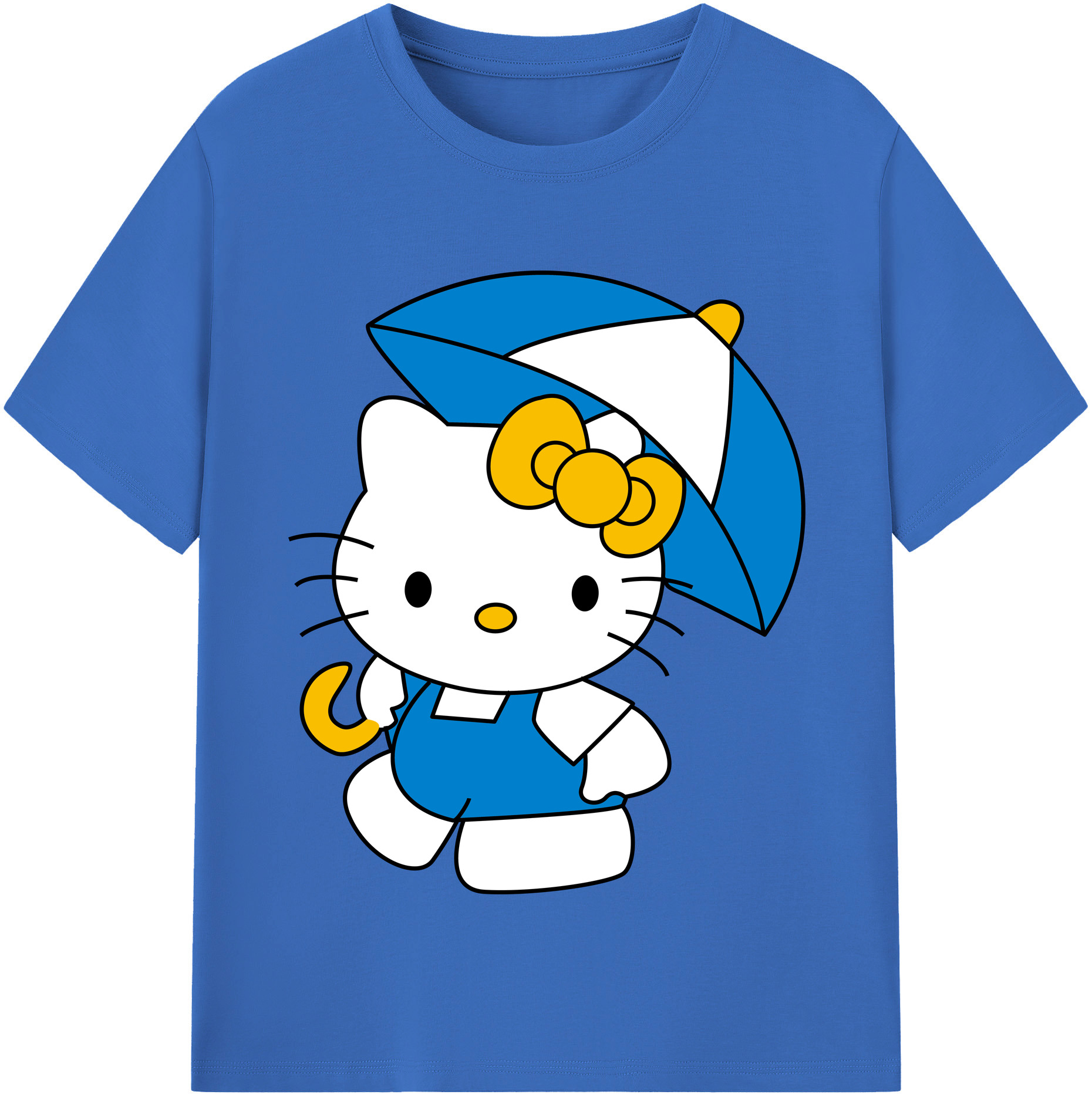 （画像用） Hello Kitty ハローキティ 綿100％半袖Tシャツ（フロントプリント）