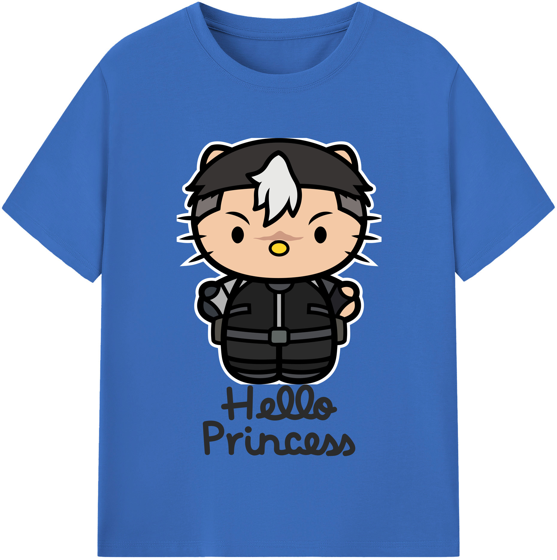 （画像用） Hello Kitty ハローキティ 綿100％半袖Tシャツ（フロントプリント）