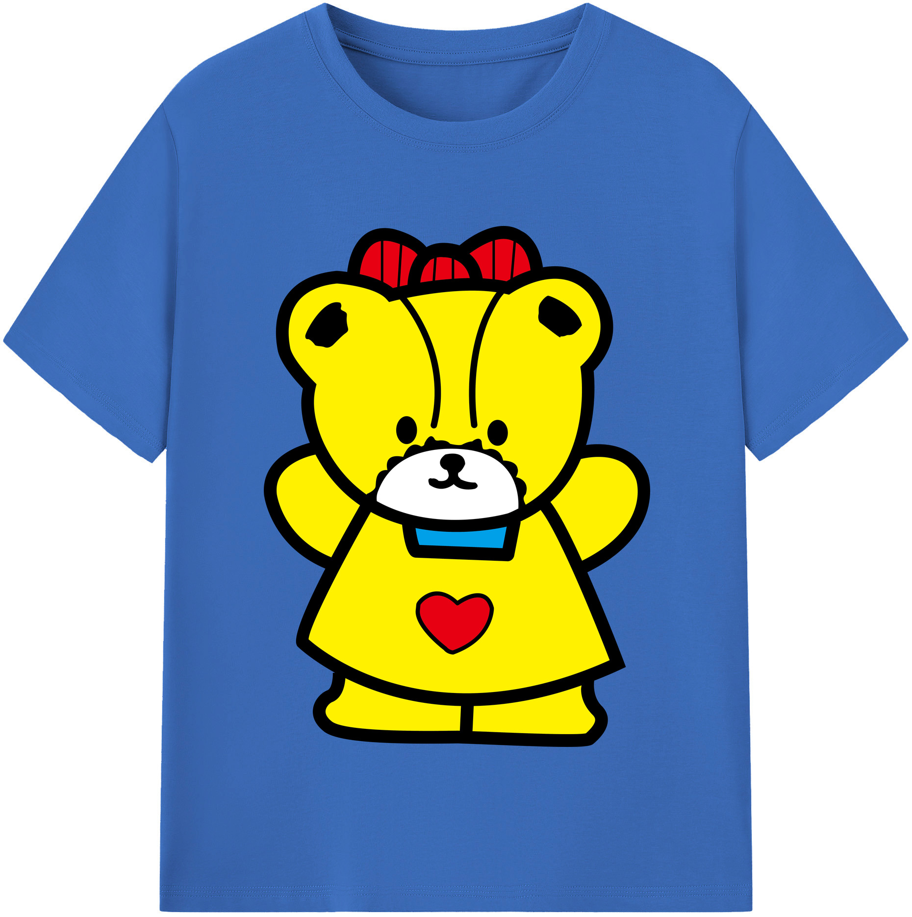 （画像用） Hello Kitty ハローキティ 綿100％半袖Tシャツ（フロントプリント）