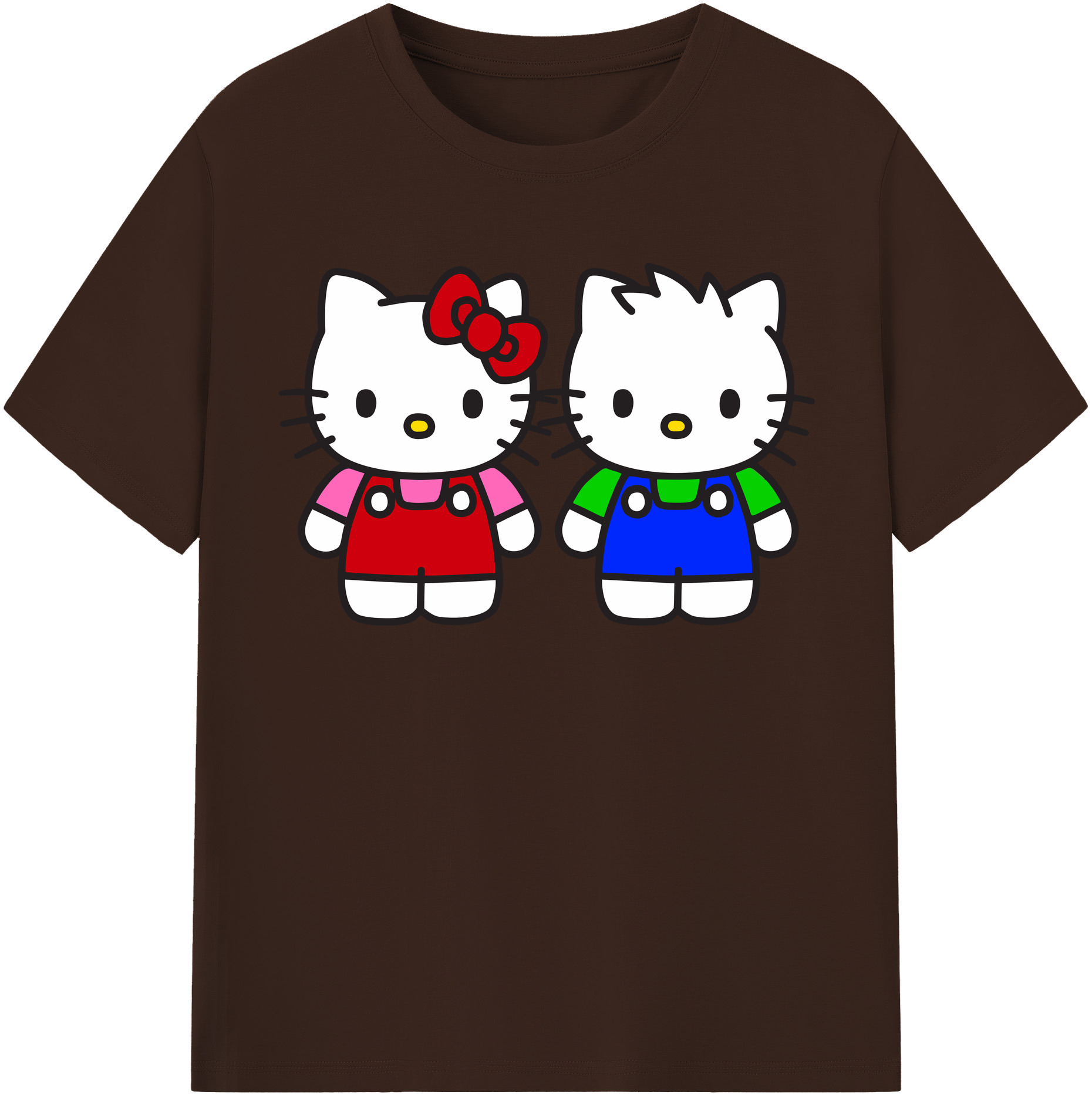 （画像用） Hello Kitty ハローキティ 綿100％半袖Tシャツ（フロントプリント）