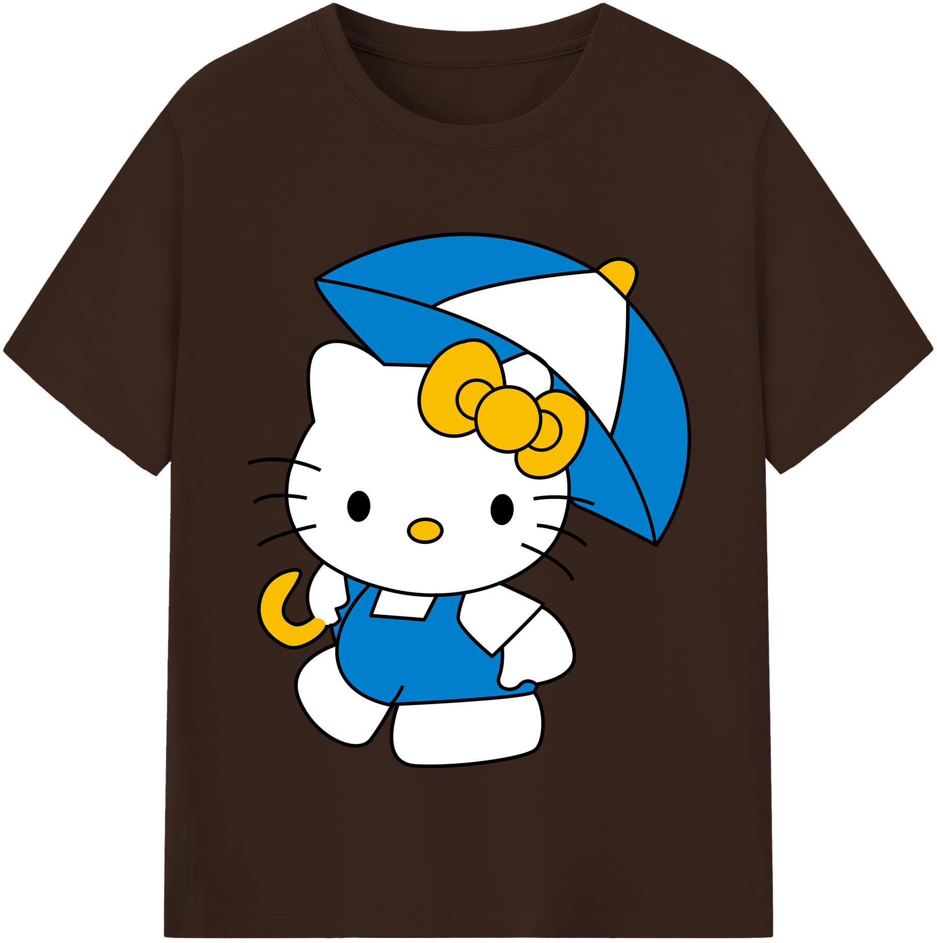 （画像用） Hello Kitty ハローキティ 綿100％半袖Tシャツ（フロントプリント）