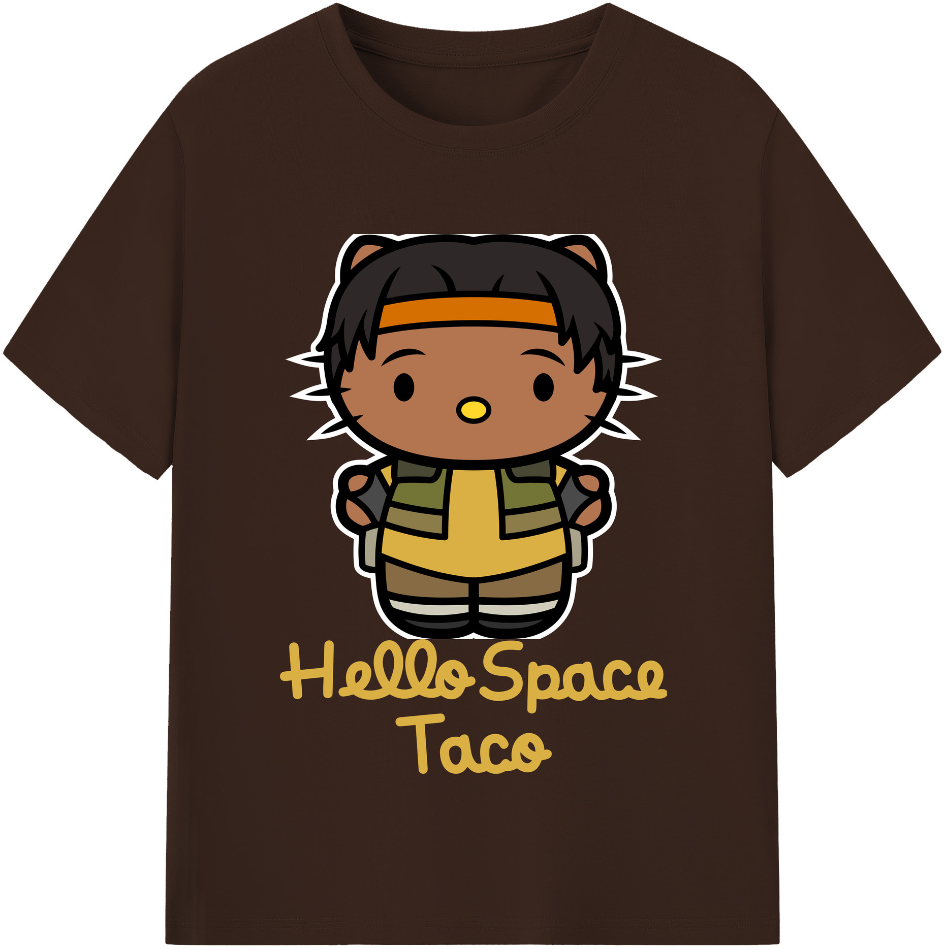 （画像用） Hello Kitty ハローキティ 綿100％半袖Tシャツ（フロントプリント）