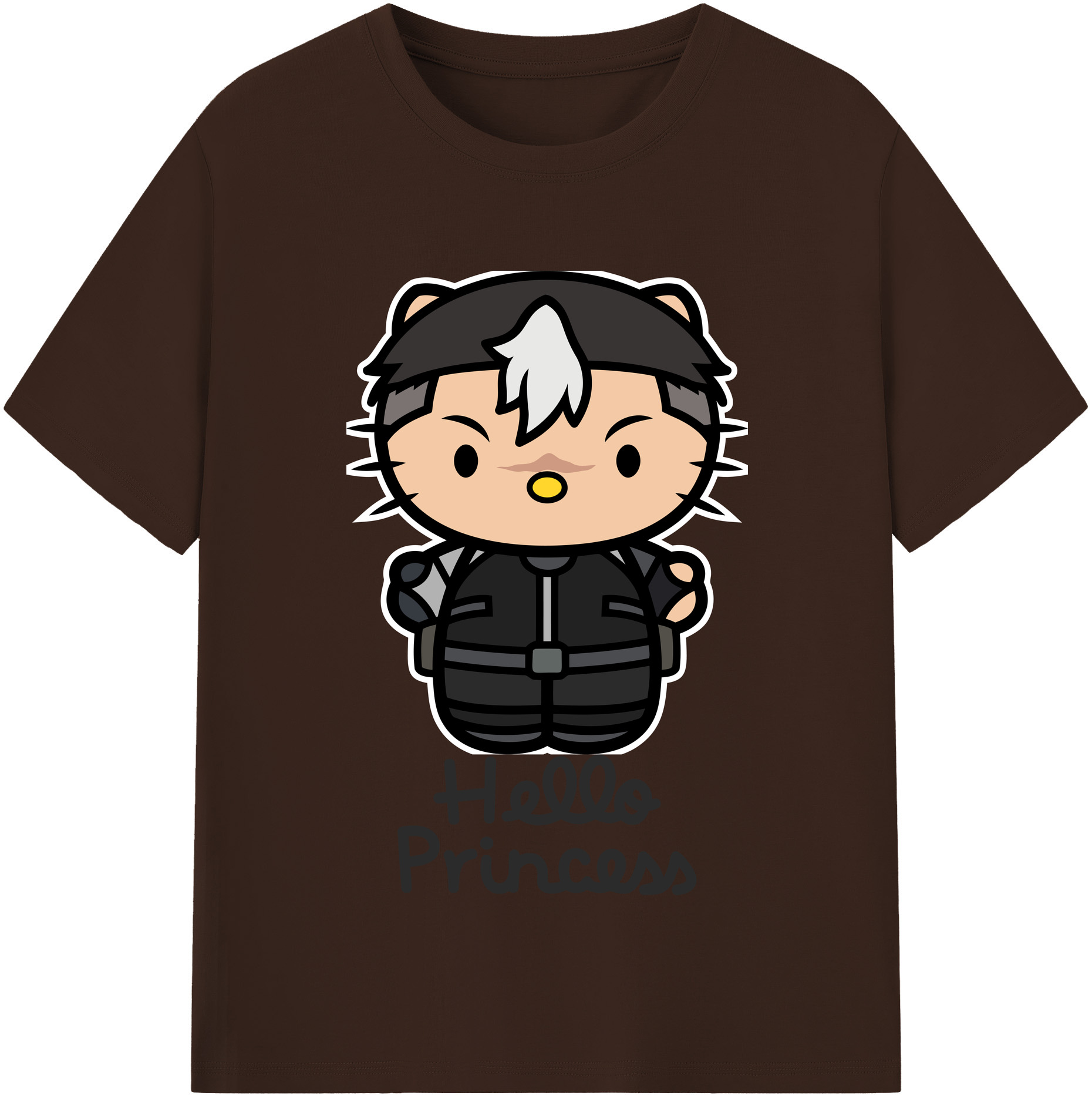 （画像用） Hello Kitty ハローキティ 綿100％半袖Tシャツ（フロントプリント）