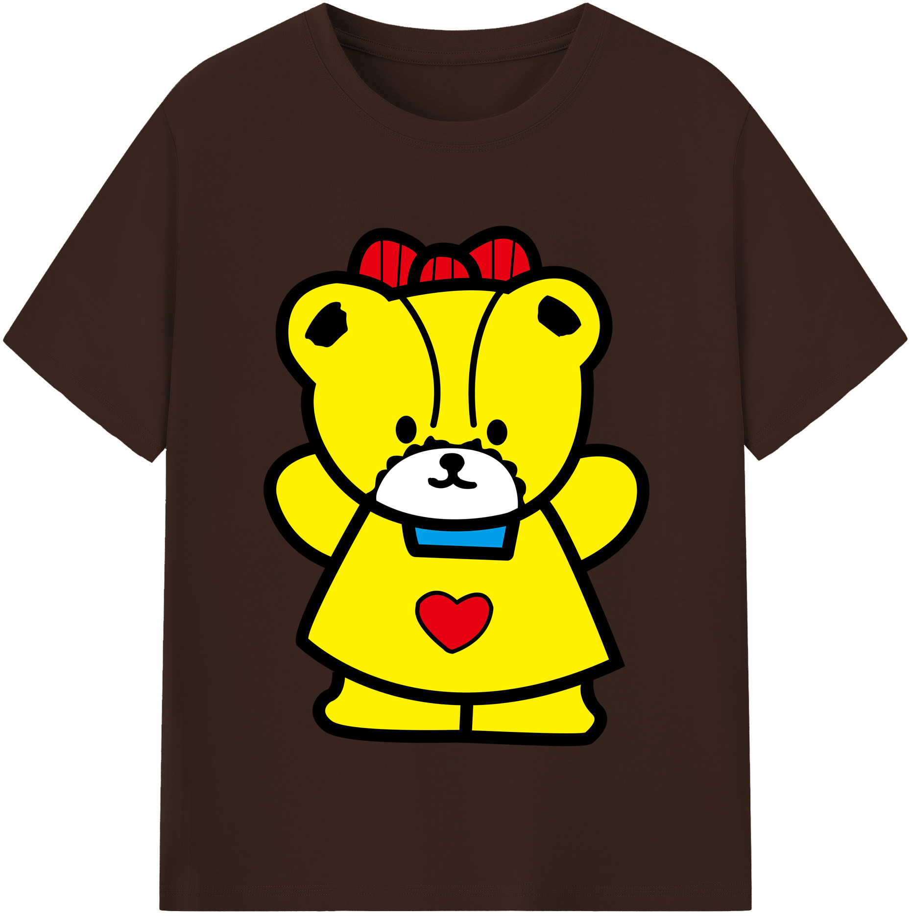 （画像用） Hello Kitty ハローキティ 綿100％半袖Tシャツ（フロントプリント）