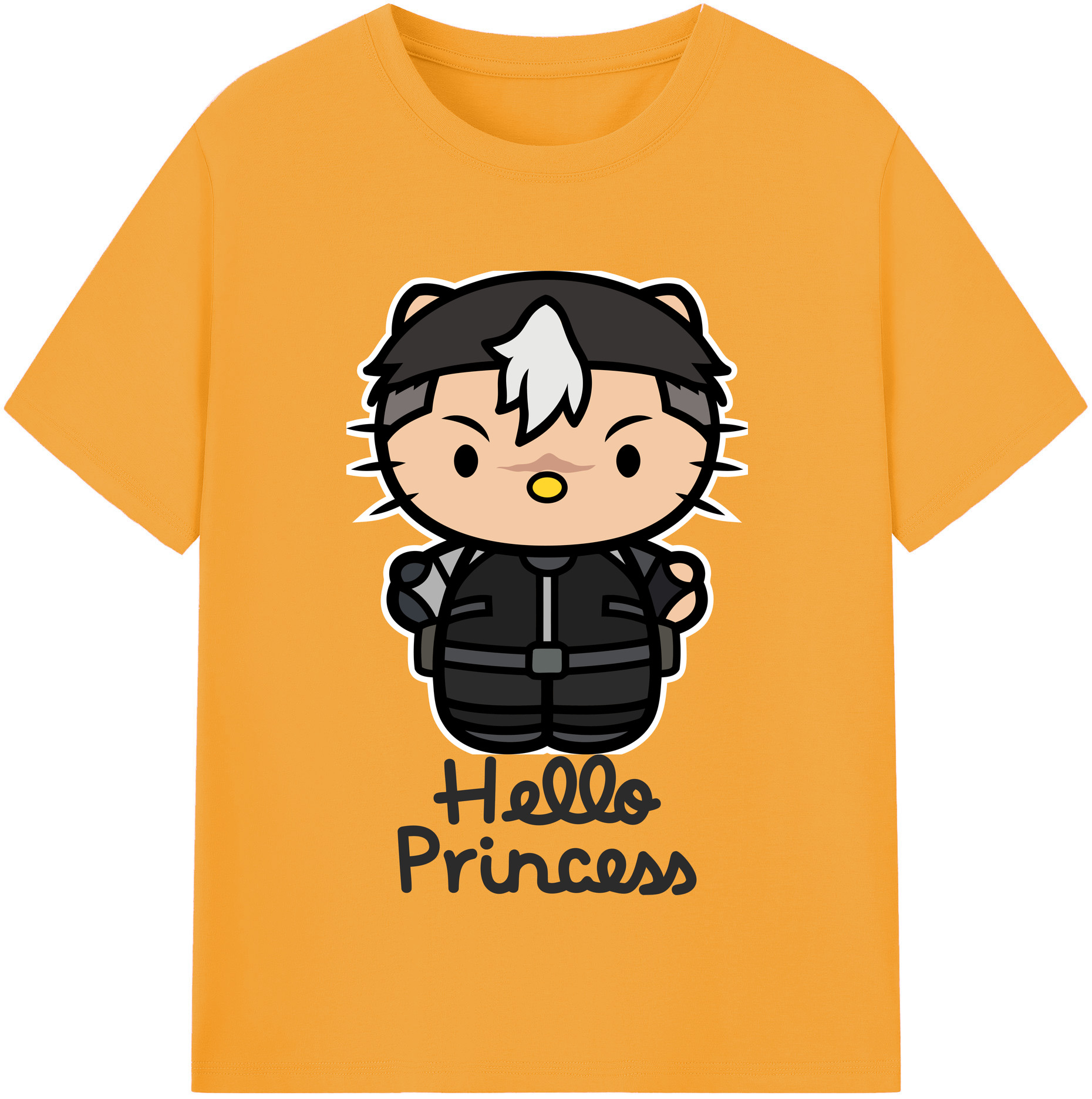 （画像用） Hello Kitty ハローキティ 綿100％半袖Tシャツ（フロントプリント）