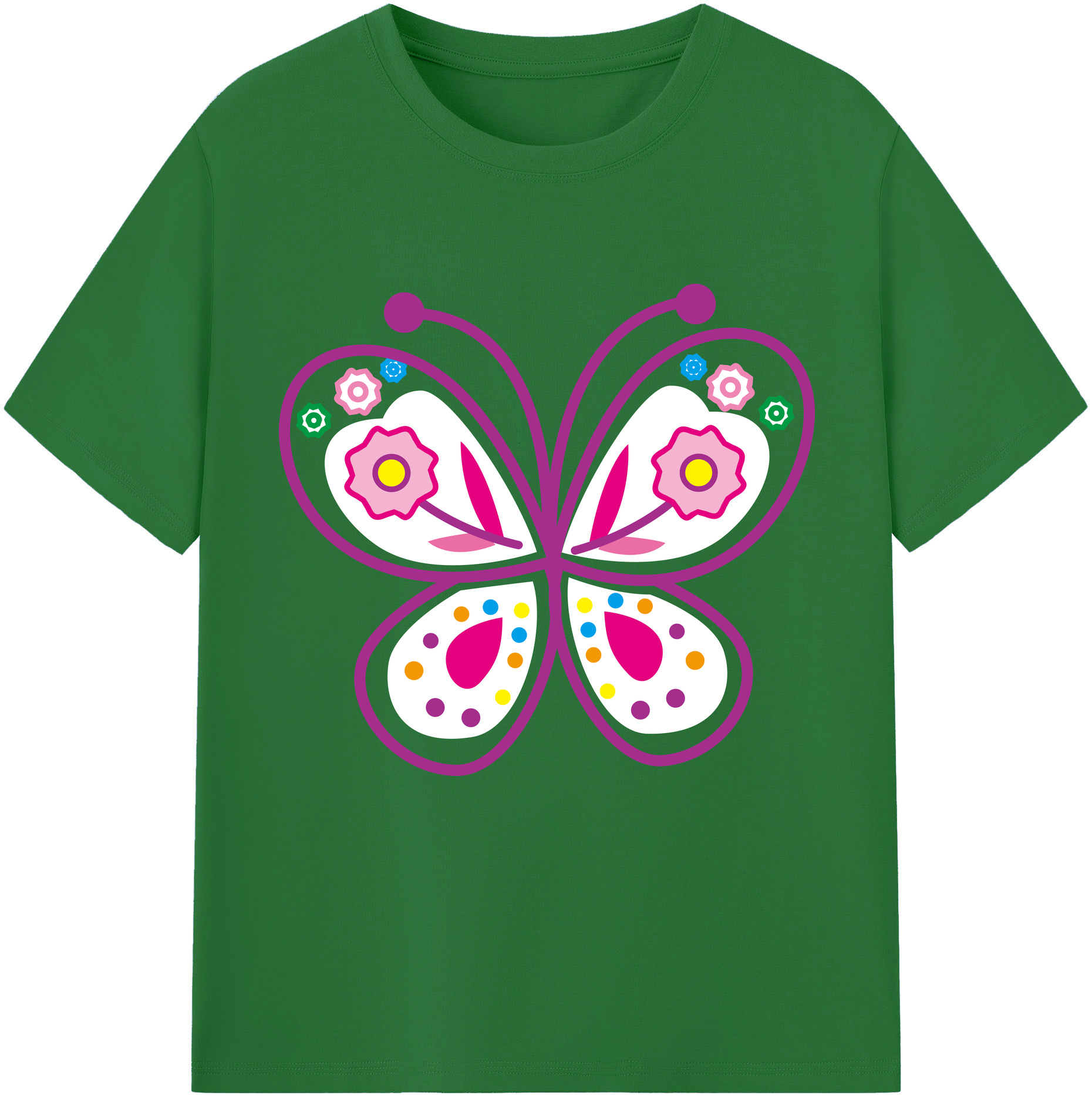 （画像用） Hello Kitty ハローキティ 綿100％半袖Tシャツ（フロントプリント）