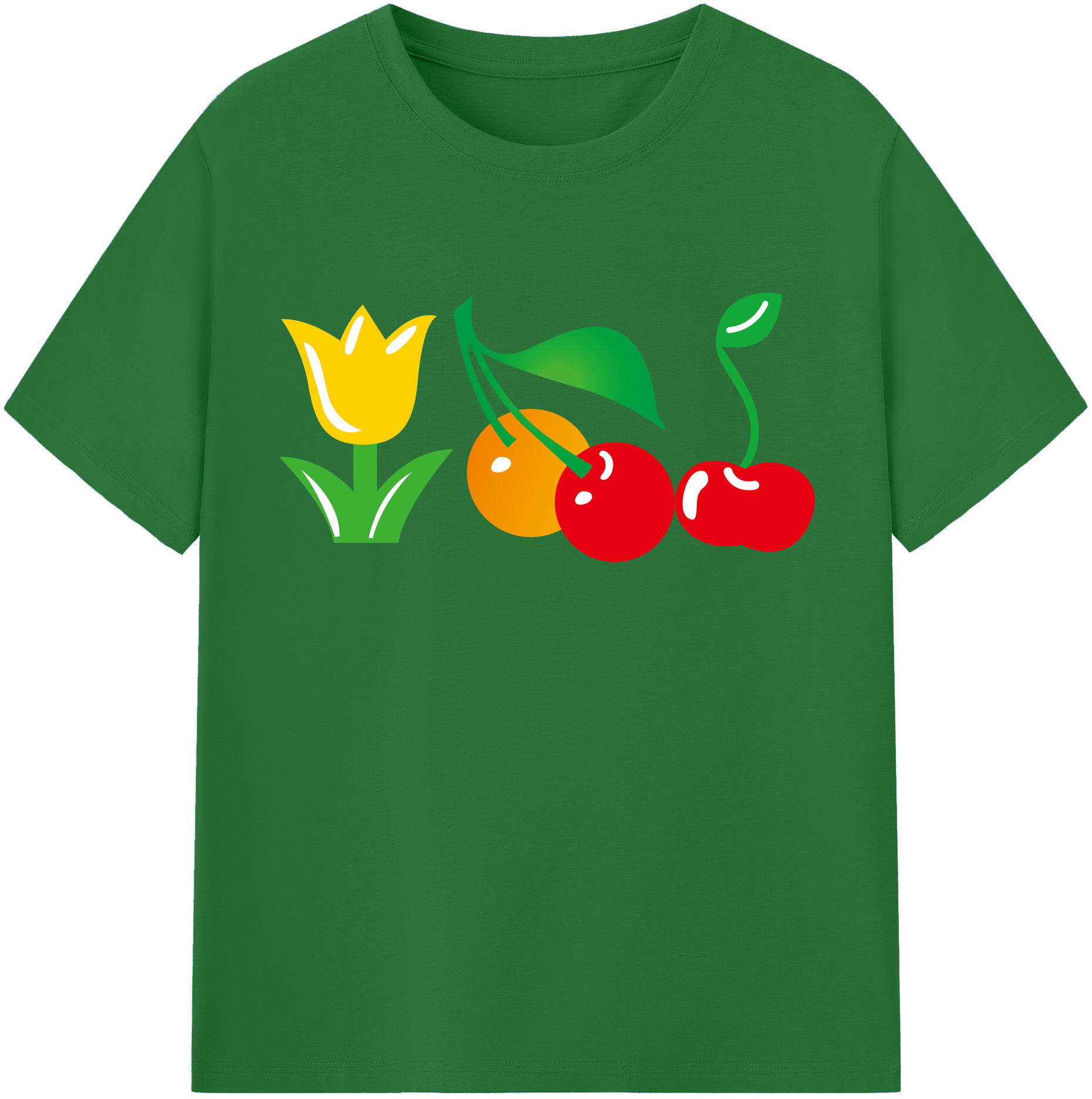 （画像用） Hello Kitty ハローキティ 綿100％半袖Tシャツ（フロントプリント）