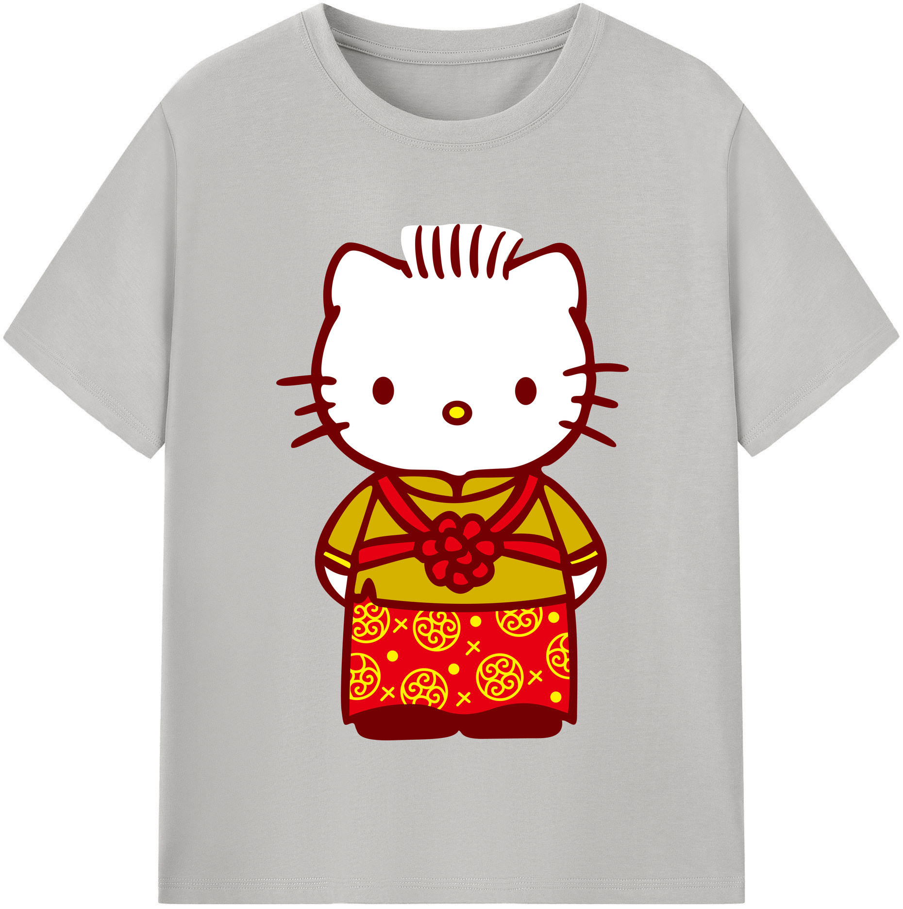 （画像用） Hello Kitty ハローキティ 綿100％半袖Tシャツ（フロントプリント）