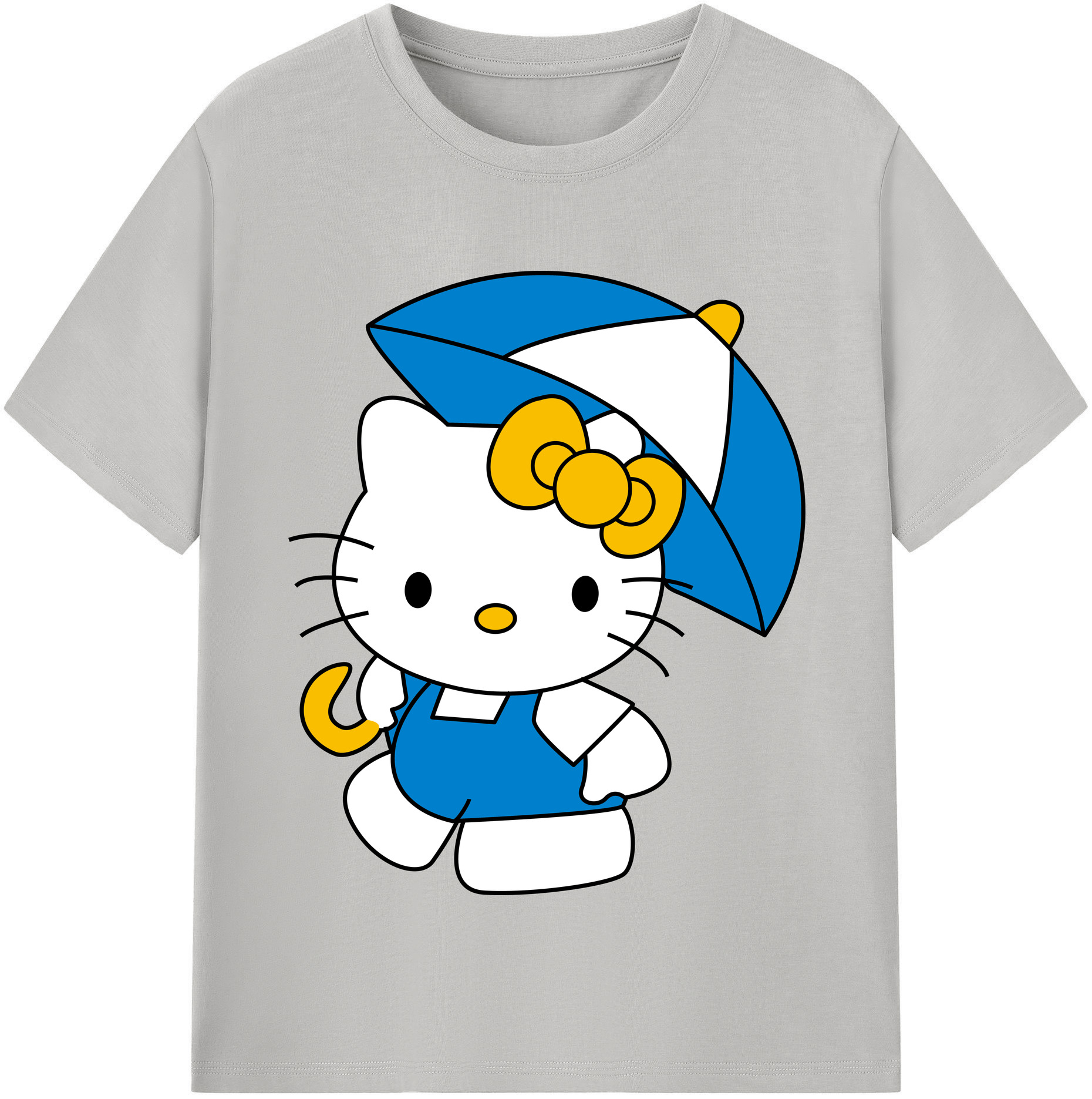 （画像用） Hello Kitty ハローキティ 綿100％半袖Tシャツ（フロントプリント）