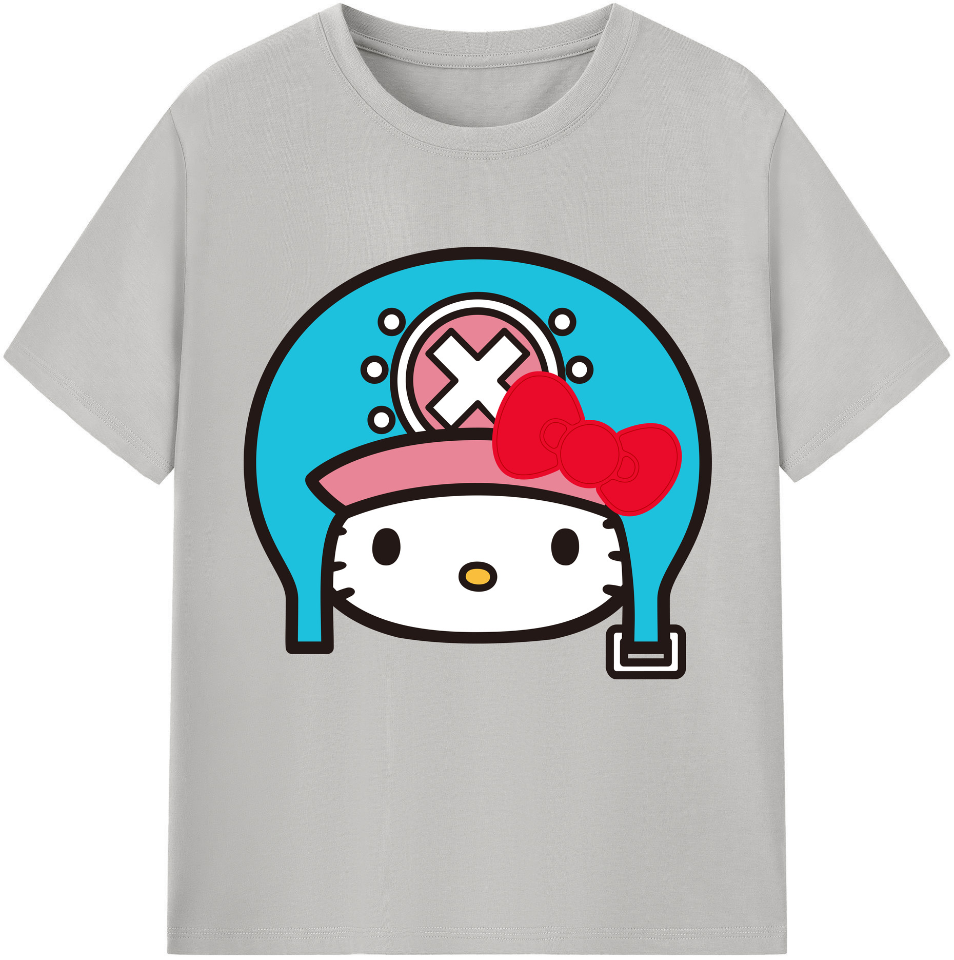 （画像用） Hello Kitty ハローキティ 綿100％半袖Tシャツ（フロントプリント）