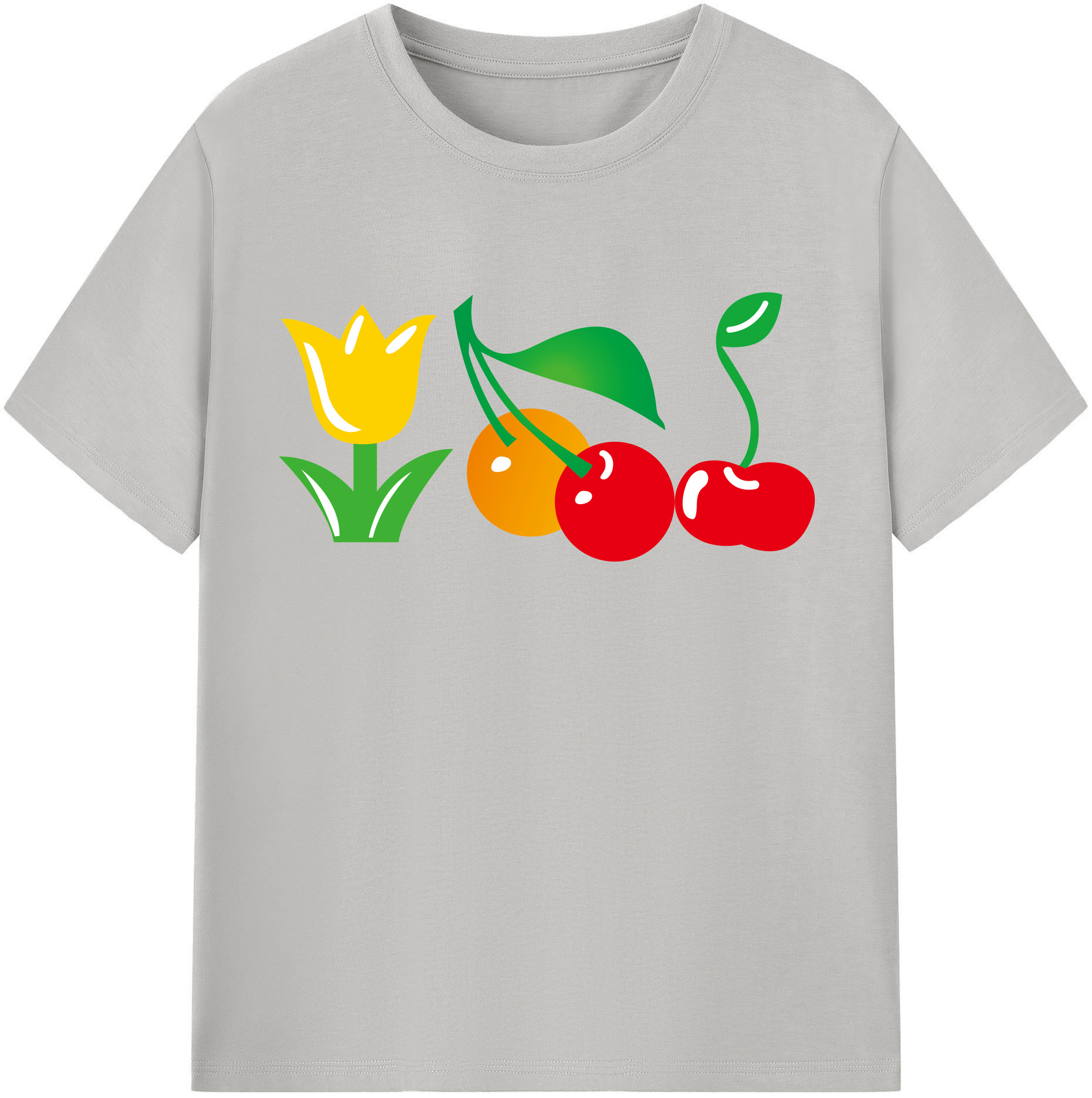 （画像用） Hello Kitty ハローキティ 綿100％半袖Tシャツ（フロントプリント）