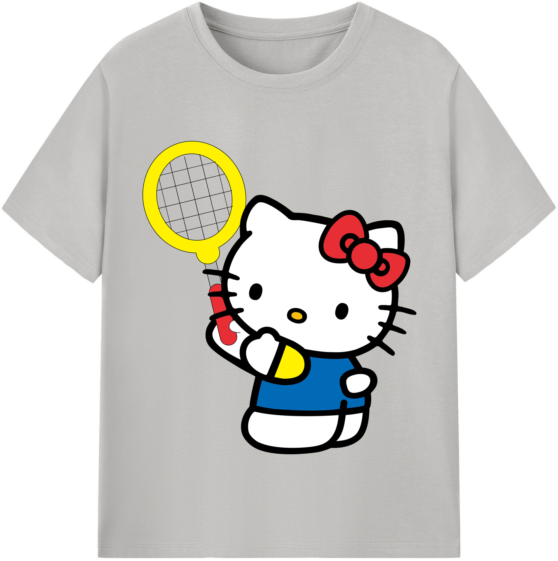 （画像用） Hello Kitty ハローキティ 綿100％半袖Tシャツ（フロントプリント）