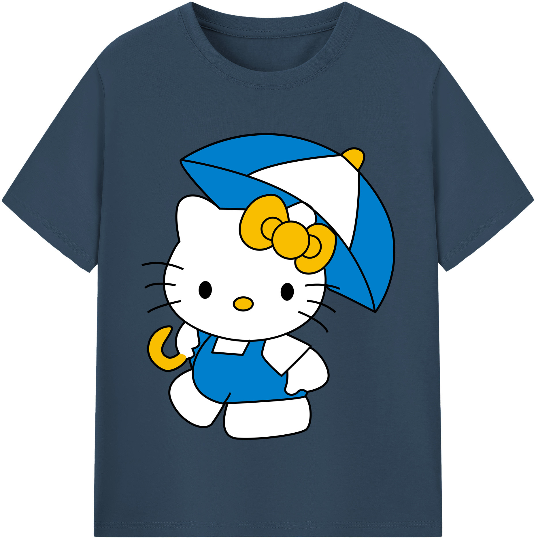 （画像用） Hello Kitty ハローキティ 綿100％半袖Tシャツ（フロントプリント）
