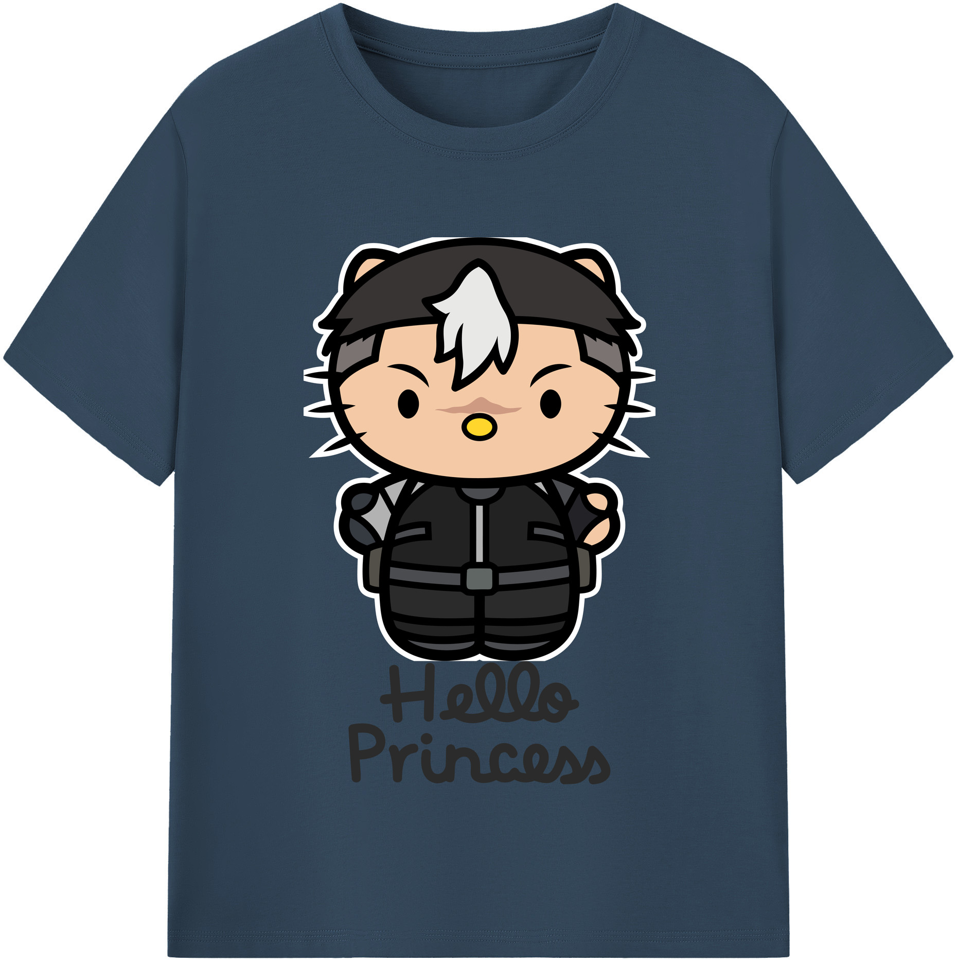（画像用） Hello Kitty ハローキティ 綿100％半袖Tシャツ（フロントプリント）
