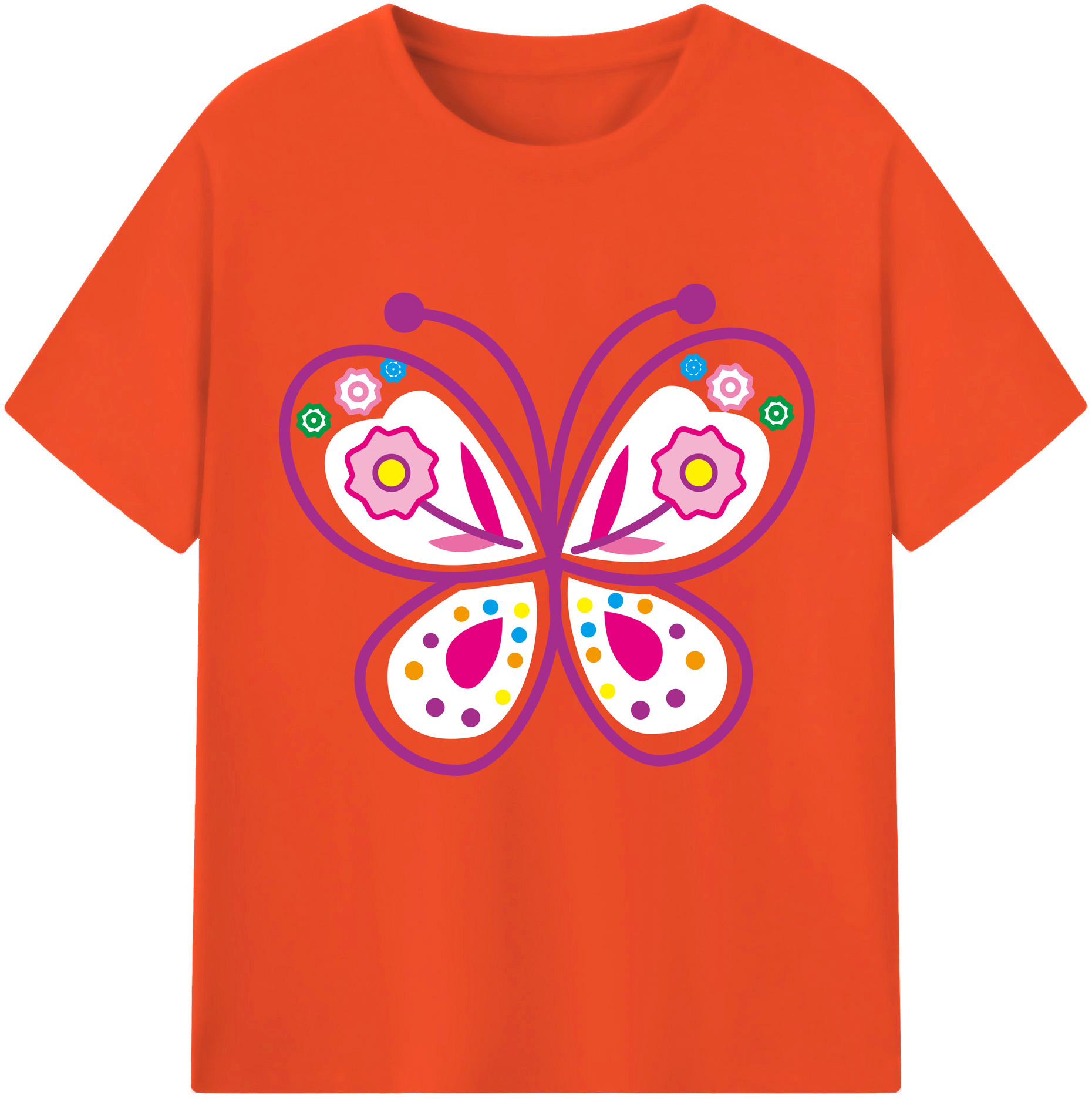 （画像用） Hello Kitty ハローキティ 綿100％半袖Tシャツ（フロントプリント）