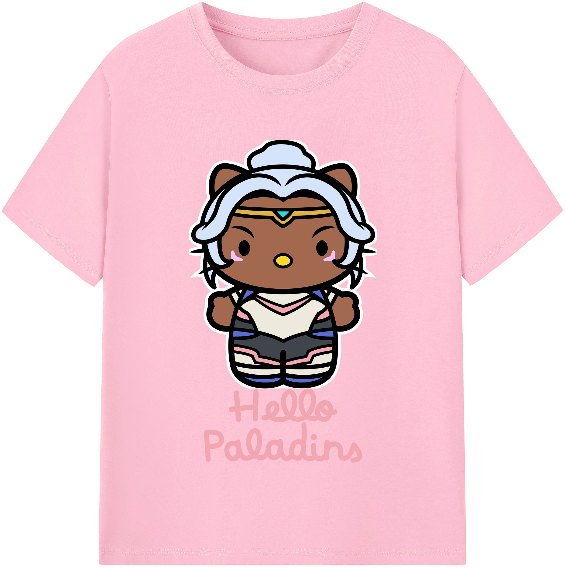 （画像用） Hello Kitty ハローキティ 綿100％半袖Tシャツ（フロントプリント）