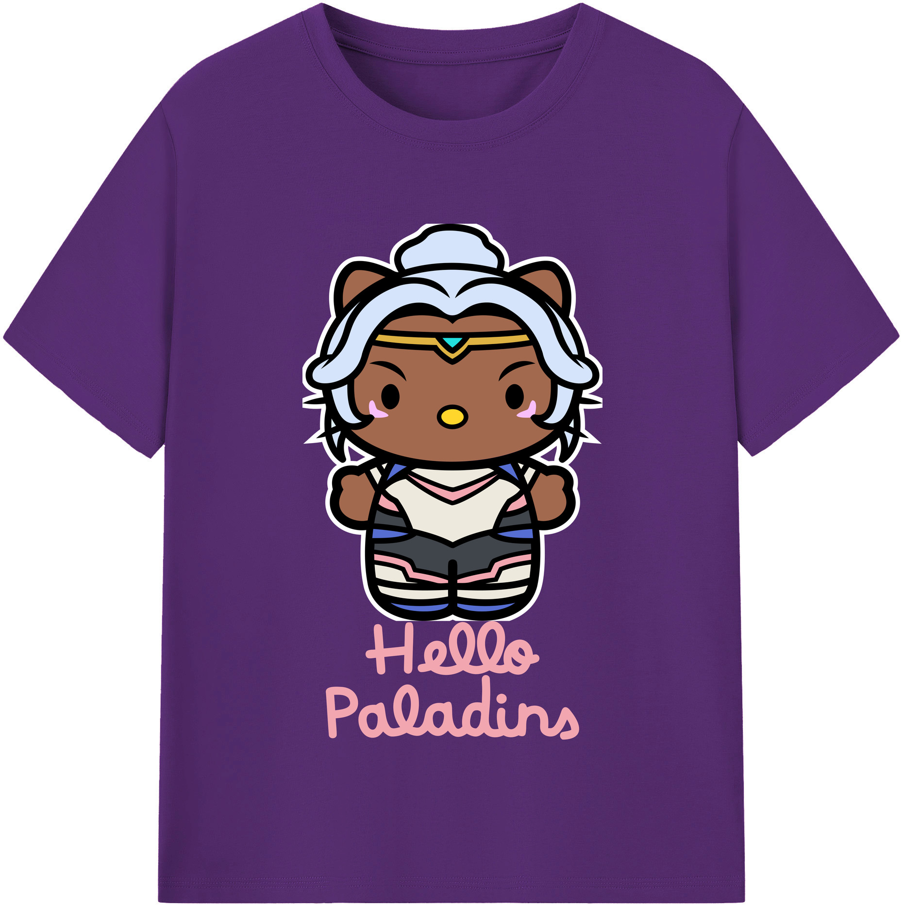 （画像用） Hello Kitty ハローキティ 綿100％半袖Tシャツ（フロントプリント）