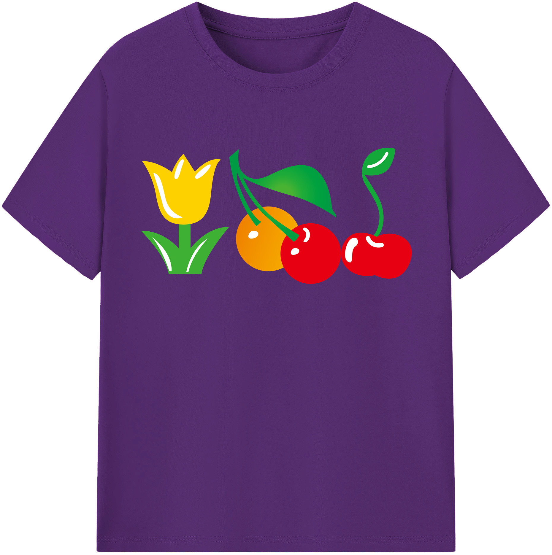 （画像用） Hello Kitty ハローキティ 綿100％半袖Tシャツ（フロントプリント）