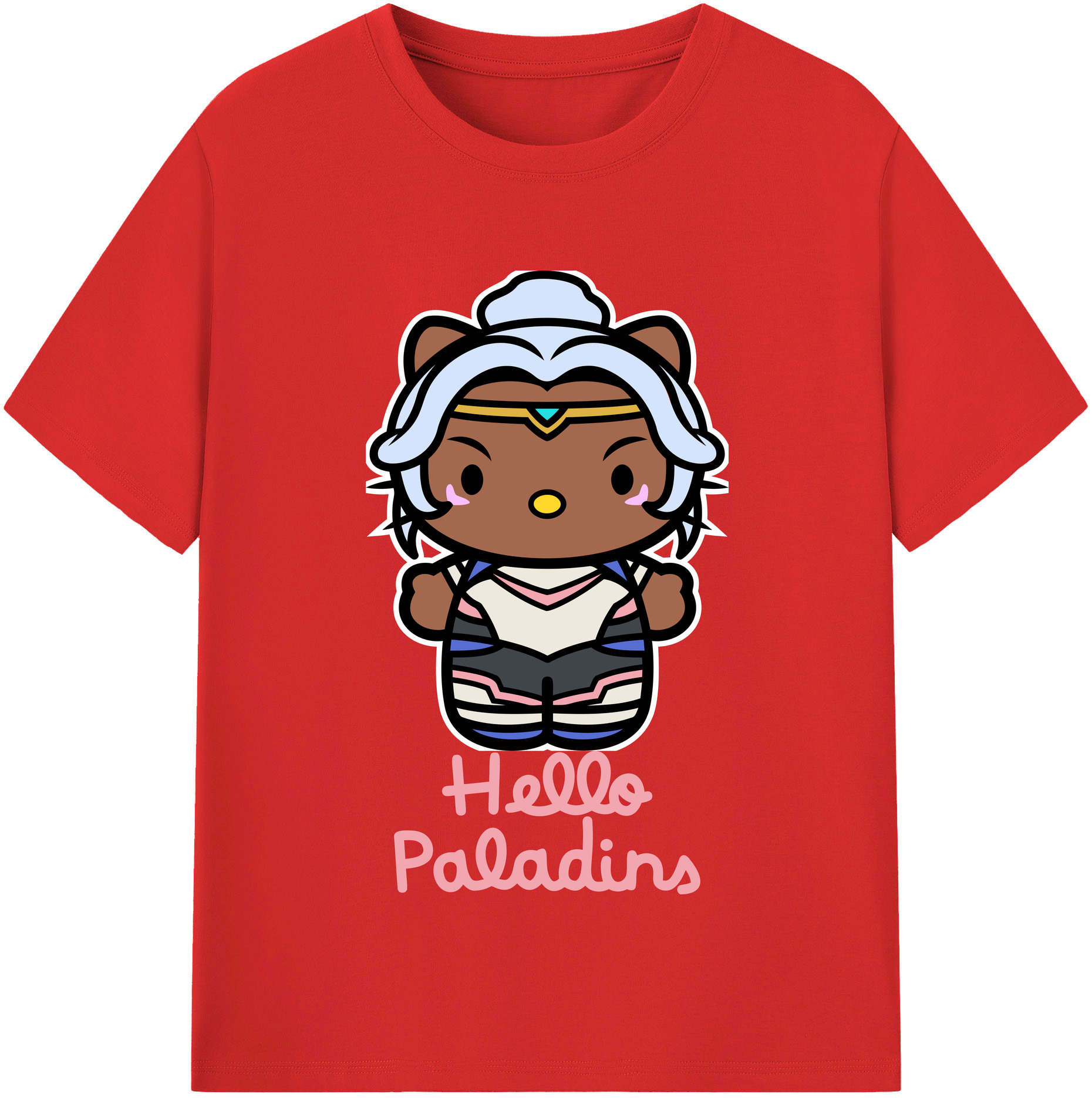 （画像用） Hello Kitty ハローキティ 綿100％半袖Tシャツ（フロントプリント）