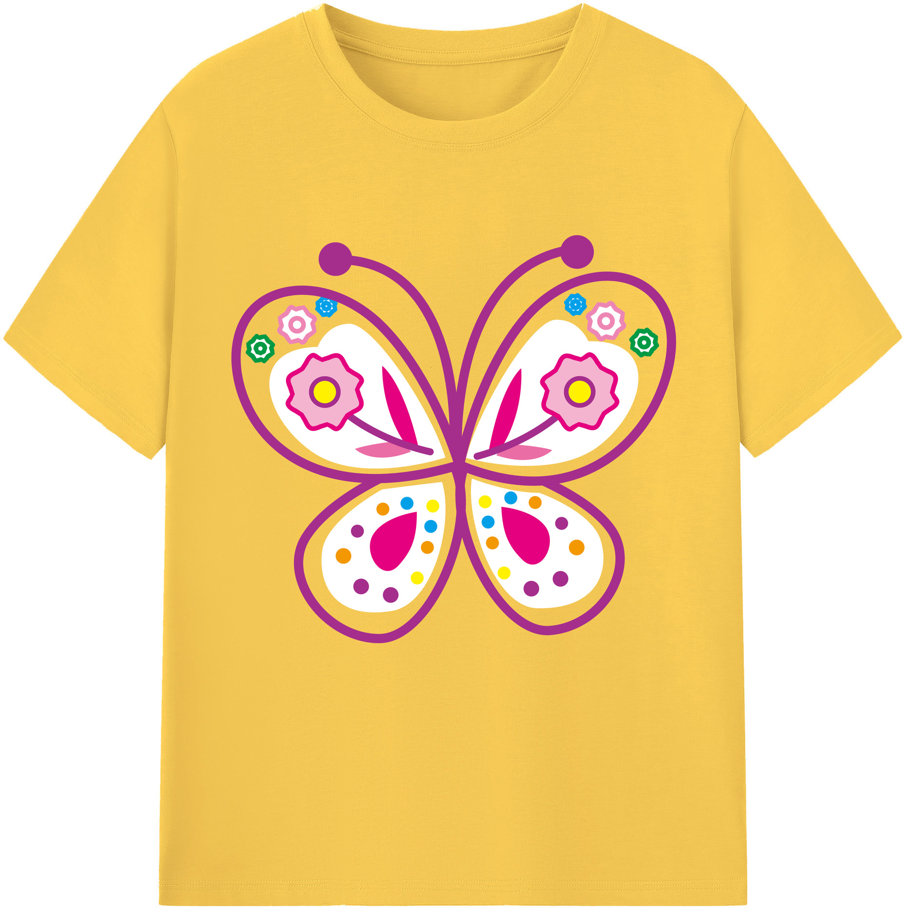 （画像用） Hello Kitty ハローキティ 綿100％半袖Tシャツ（フロントプリント）
