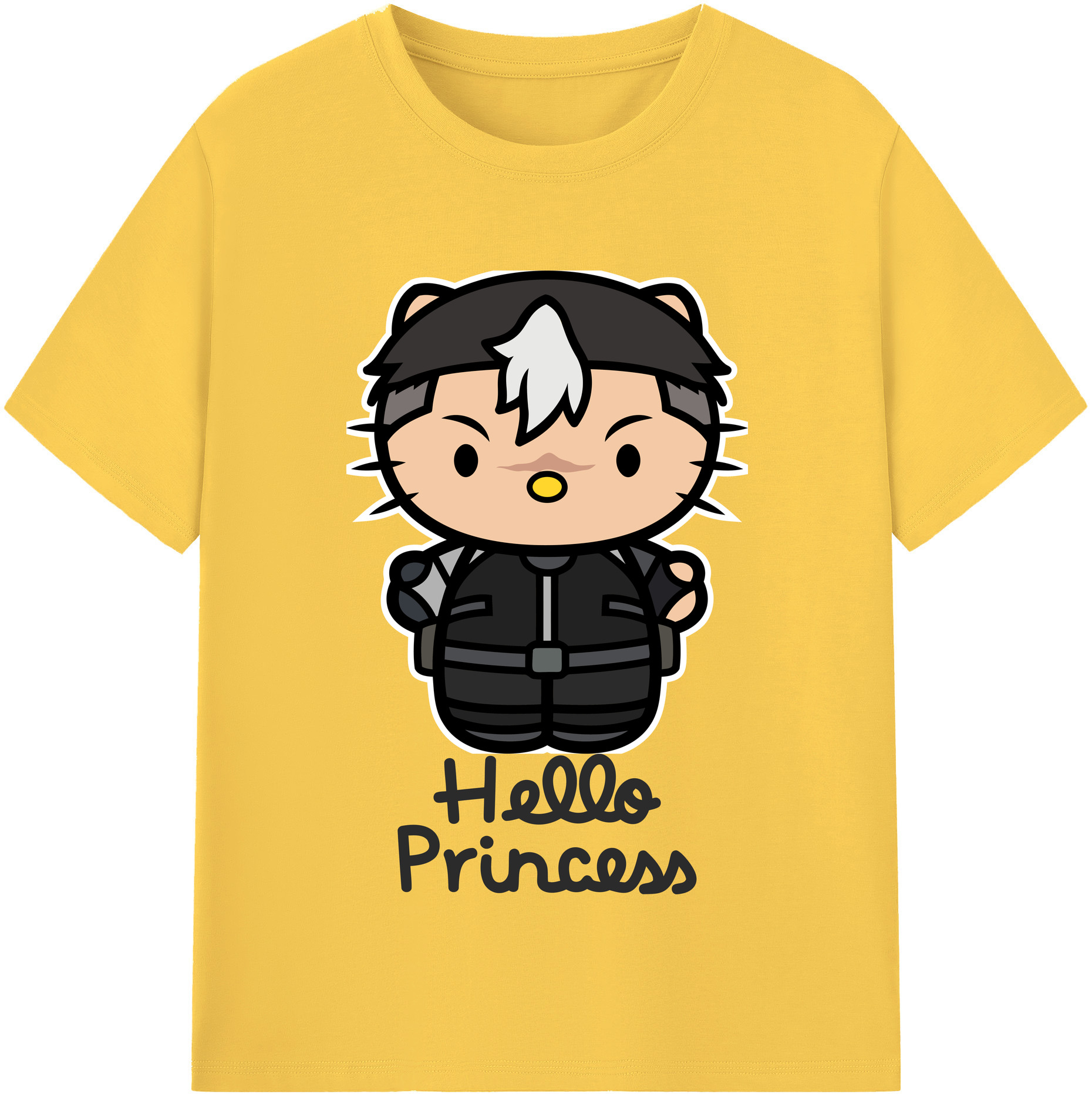 （画像用） Hello Kitty ハローキティ 綿100％半袖Tシャツ（フロントプリント）