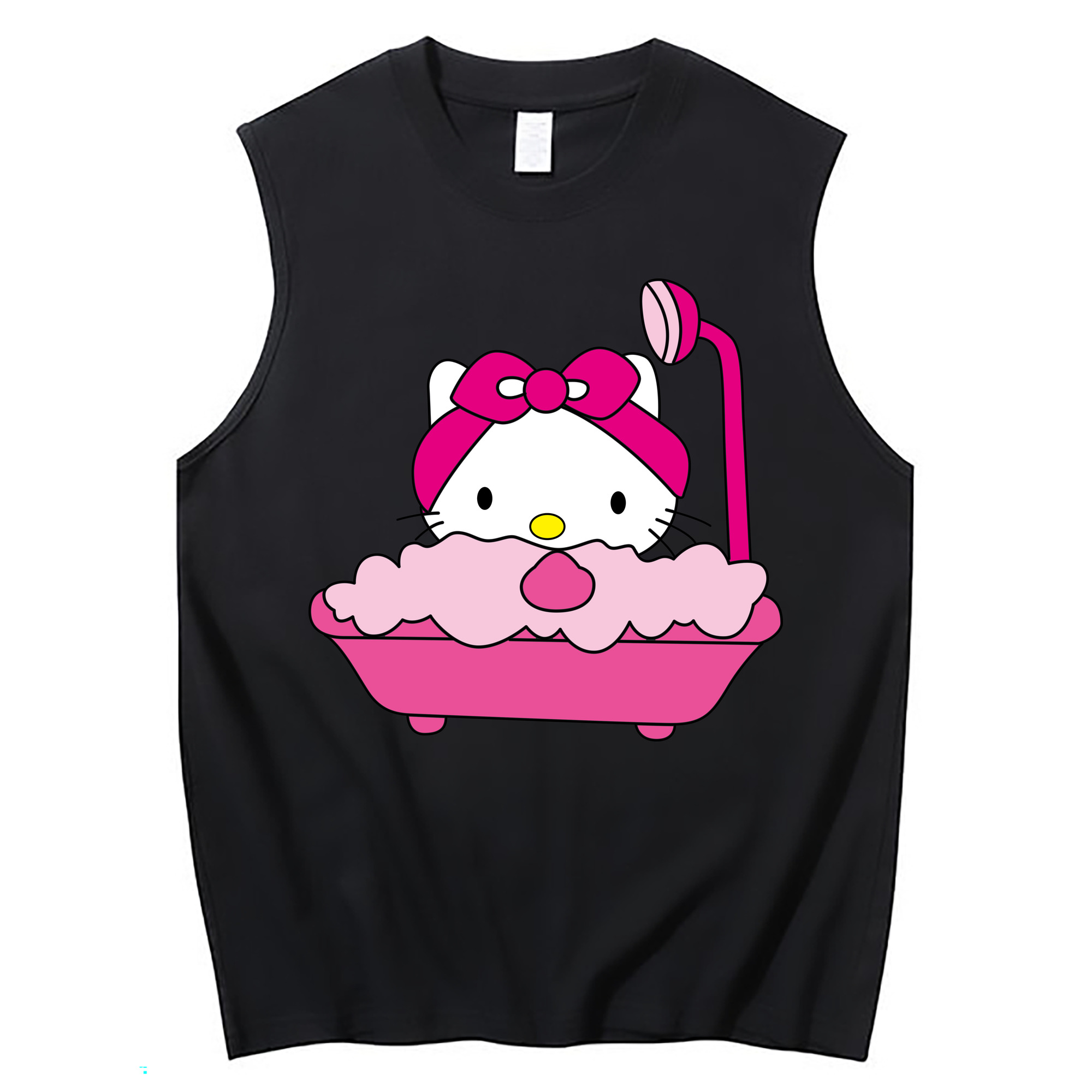 （画像用） Hello Kitty ハローキティ コットン100％タンクトップ（フロントプリント）