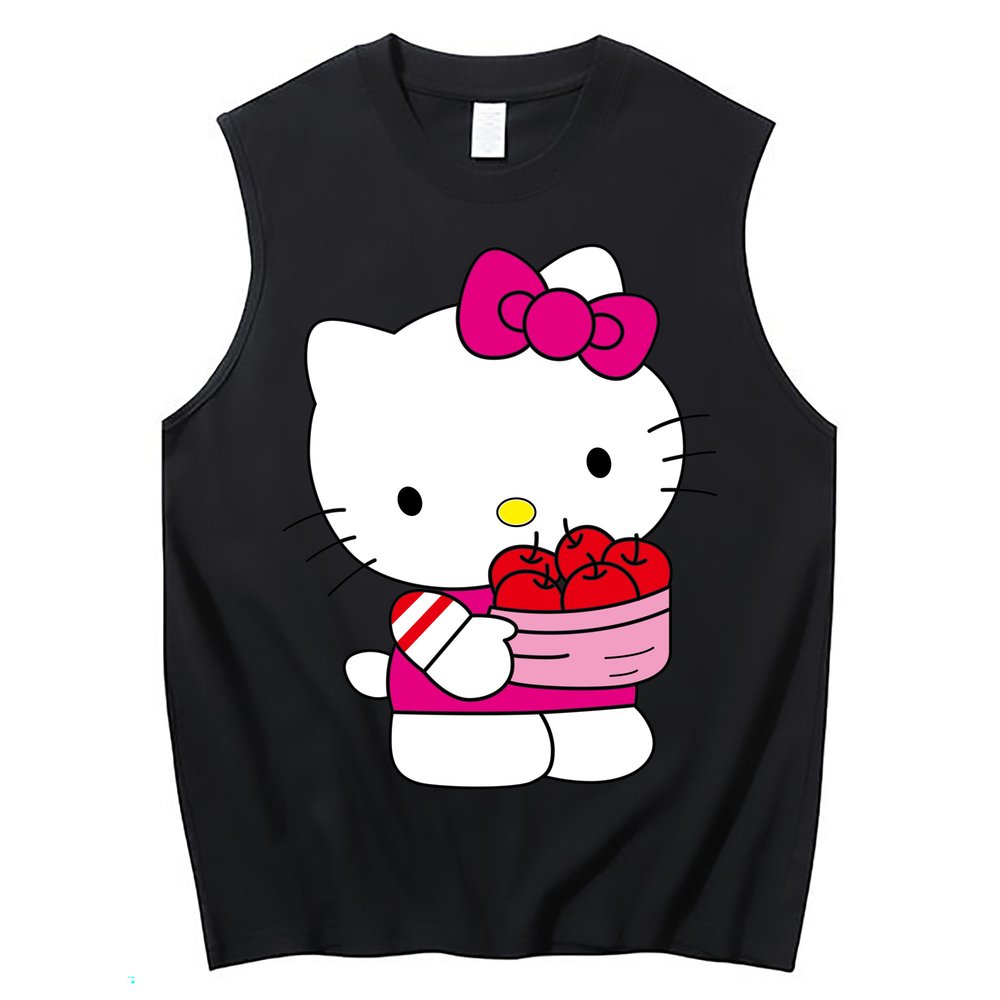 （画像用） Hello Kitty ハローキティ コットン100％タンクトップ（フロントプリント）