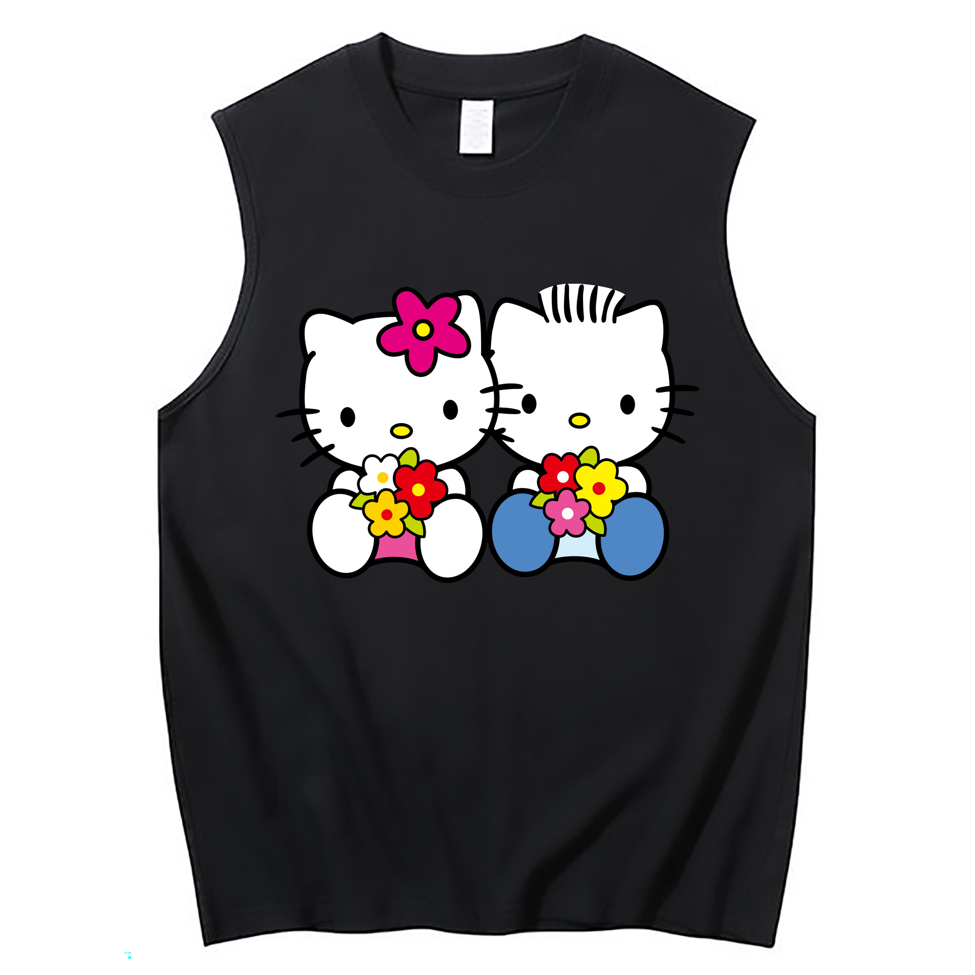 （画像用） Hello Kitty ハローキティ コットン100％タンクトップ（フロントプリント）