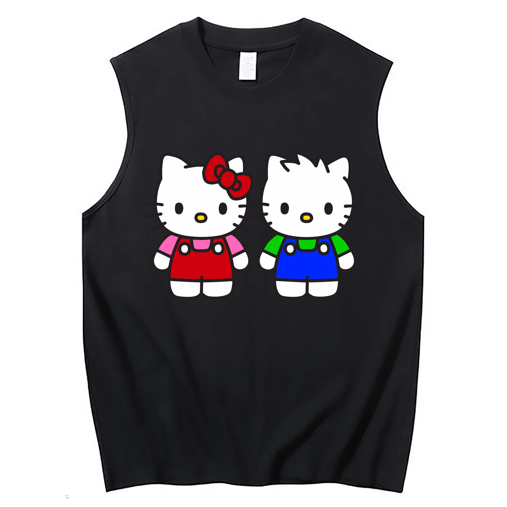 （画像用） Hello Kitty ハローキティ コットン100％タンクトップ（フロントプリント）
