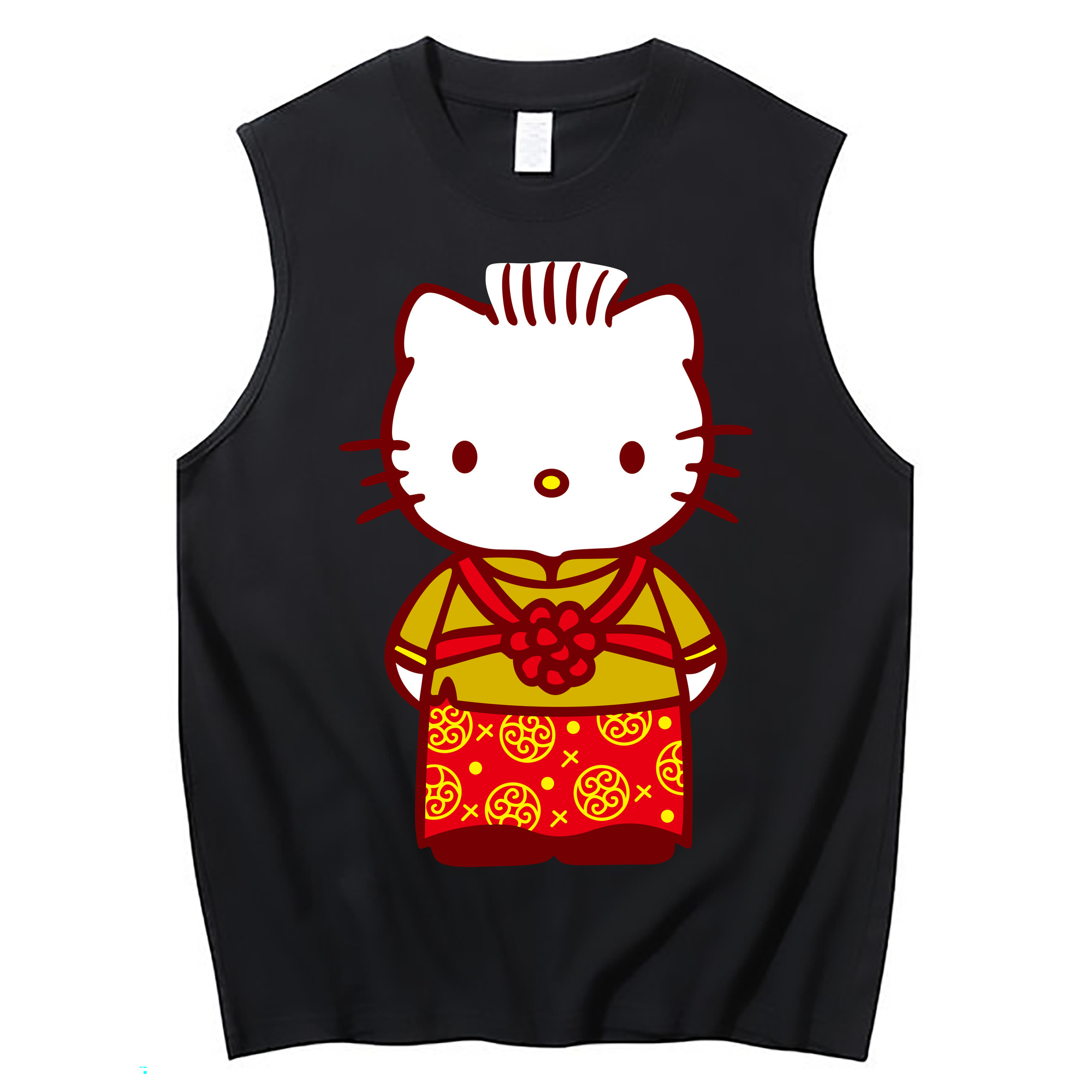 （画像用） Hello Kitty ハローキティ コットン100％タンクトップ（フロントプリント）