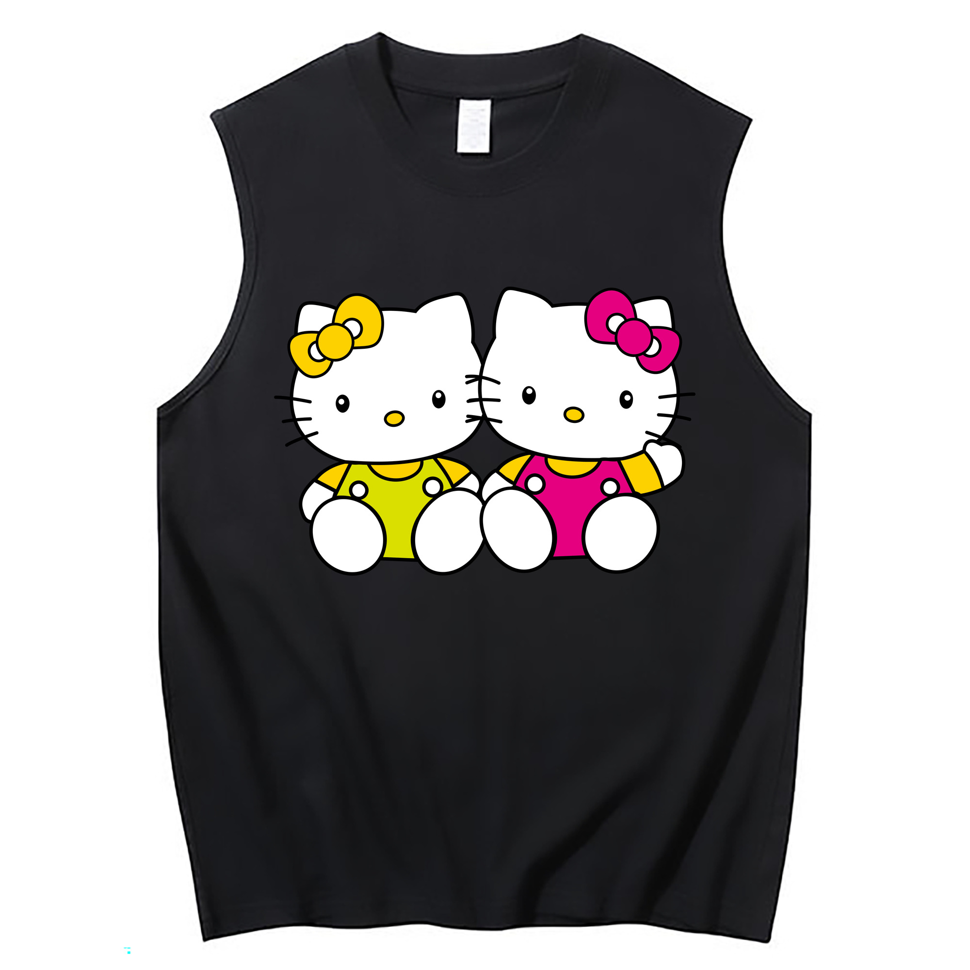 （画像用） Hello Kitty ハローキティ コットン100％タンクトップ（フロントプリント）