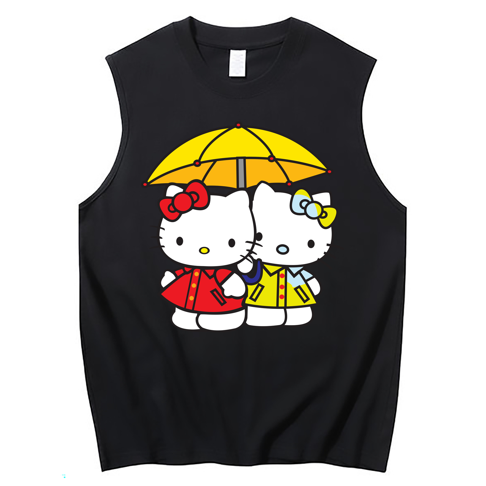 （画像用） Hello Kitty ハローキティ コットン100％タンクトップ（フロントプリント）