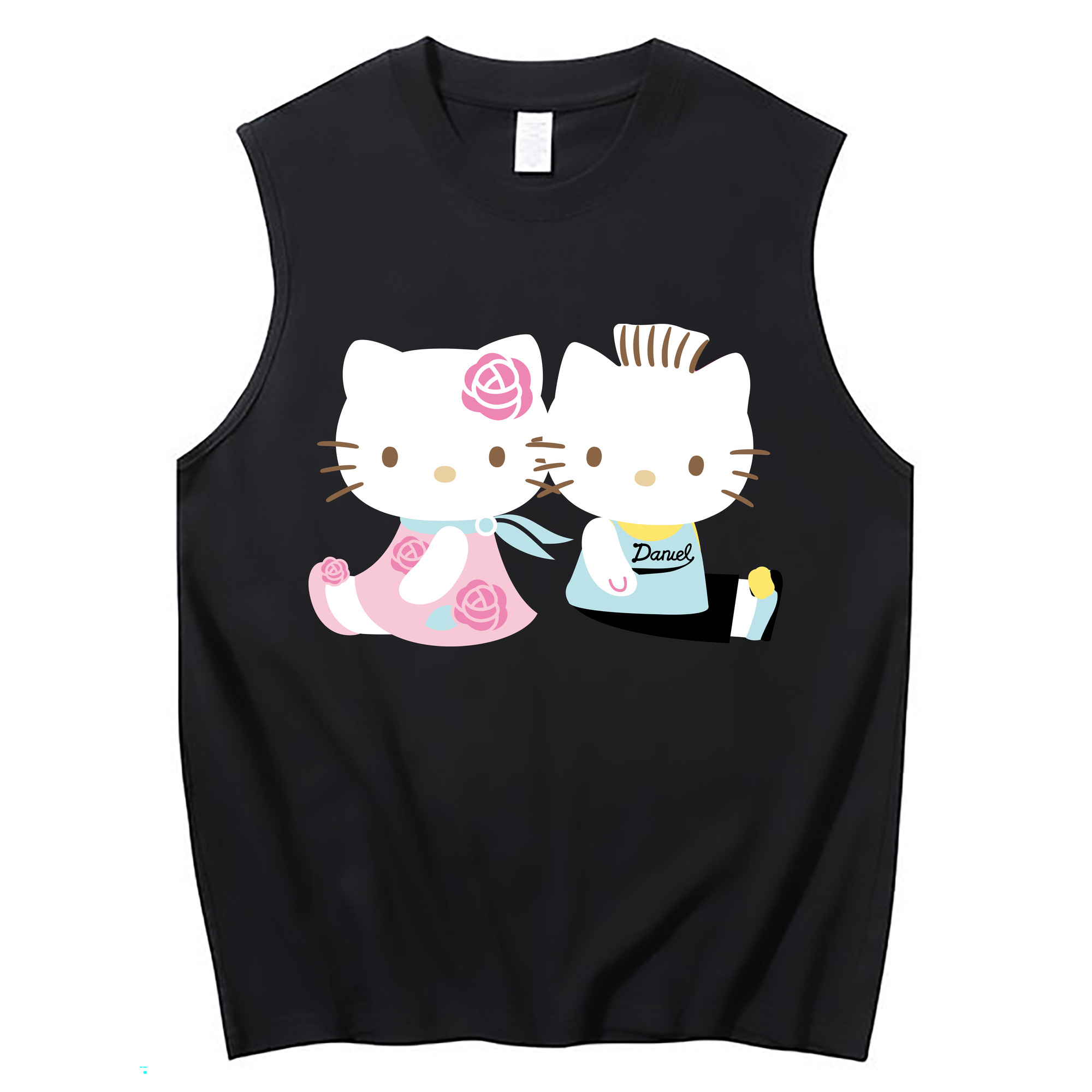（画像用） Hello Kitty ハローキティ コットン100％タンクトップ（フロントプリント）