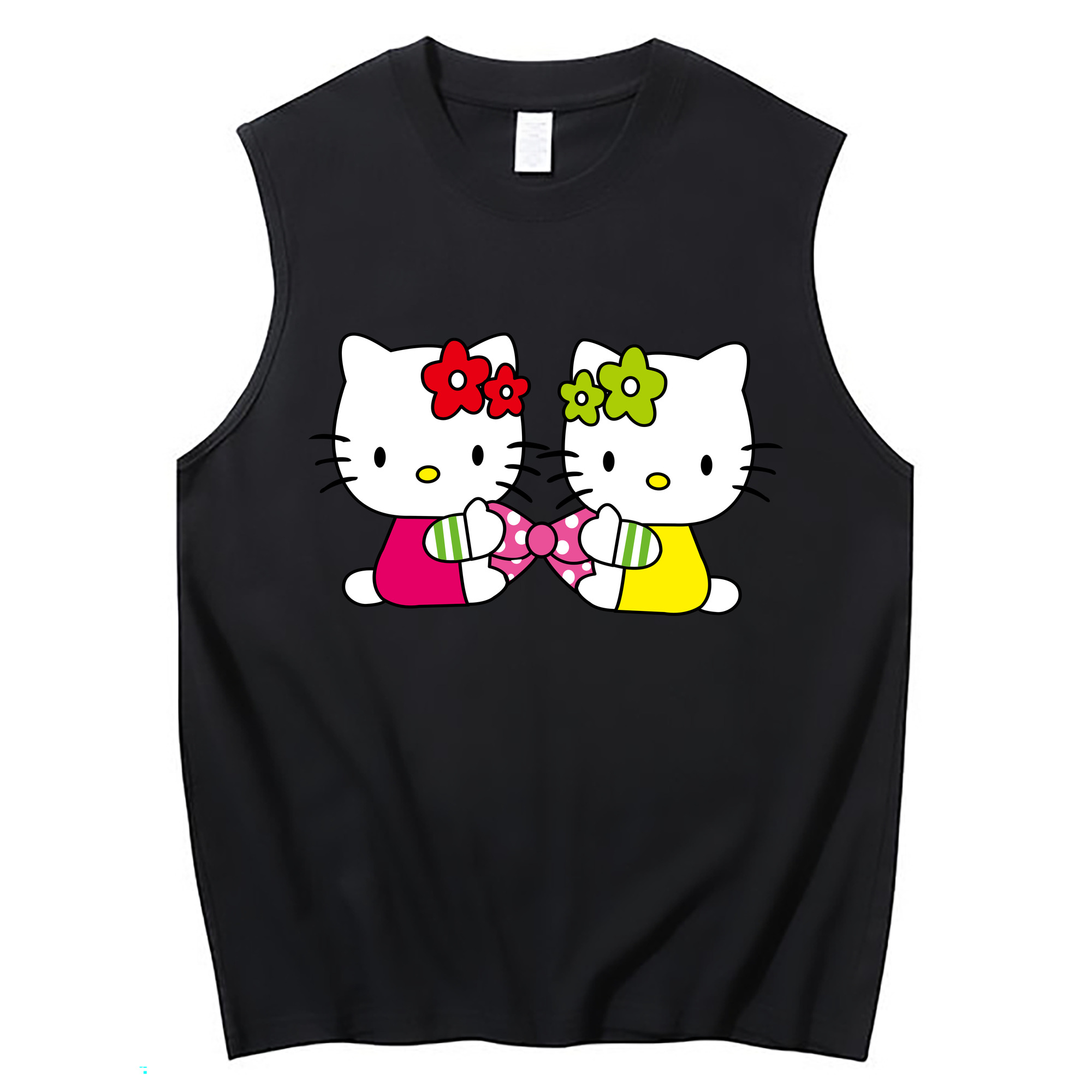 （画像用） Hello Kitty ハローキティ コットン100％タンクトップ（フロントプリント）