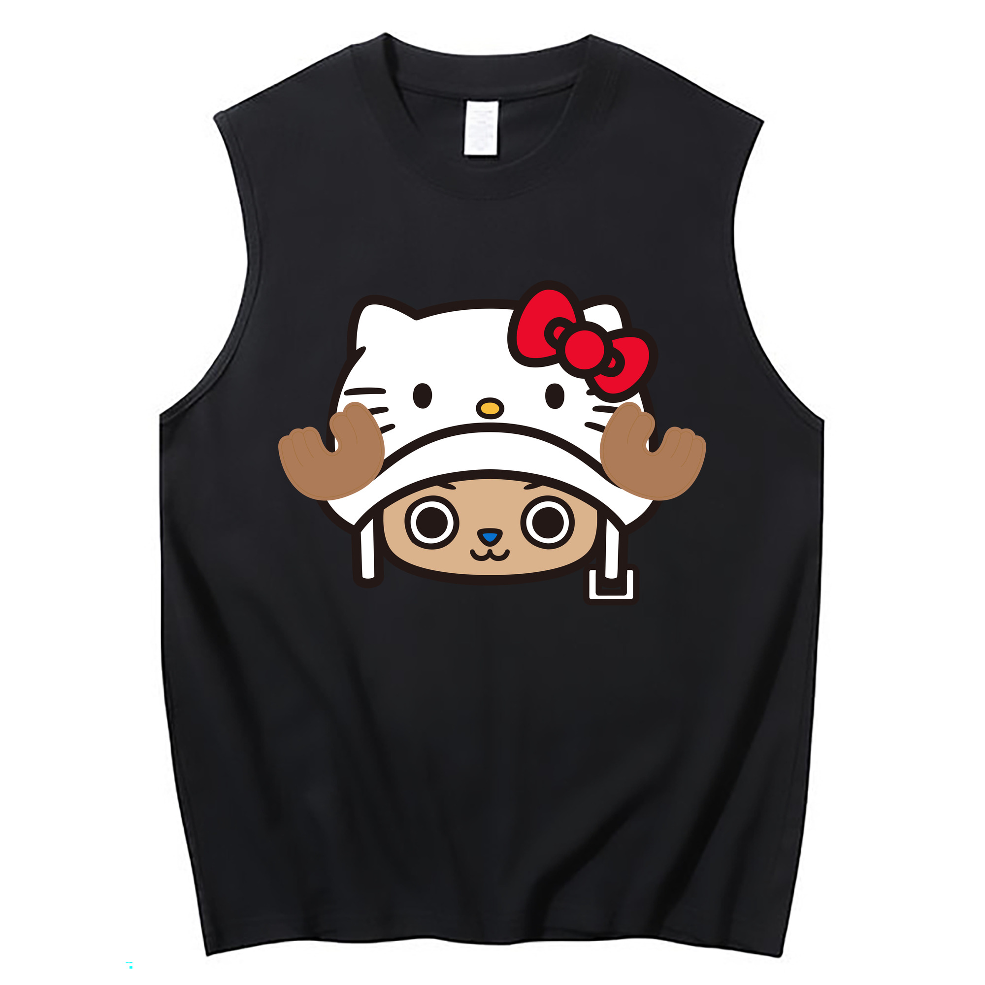 （画像用） Hello Kitty ハローキティ コットン100％タンクトップ（フロントプリント）
