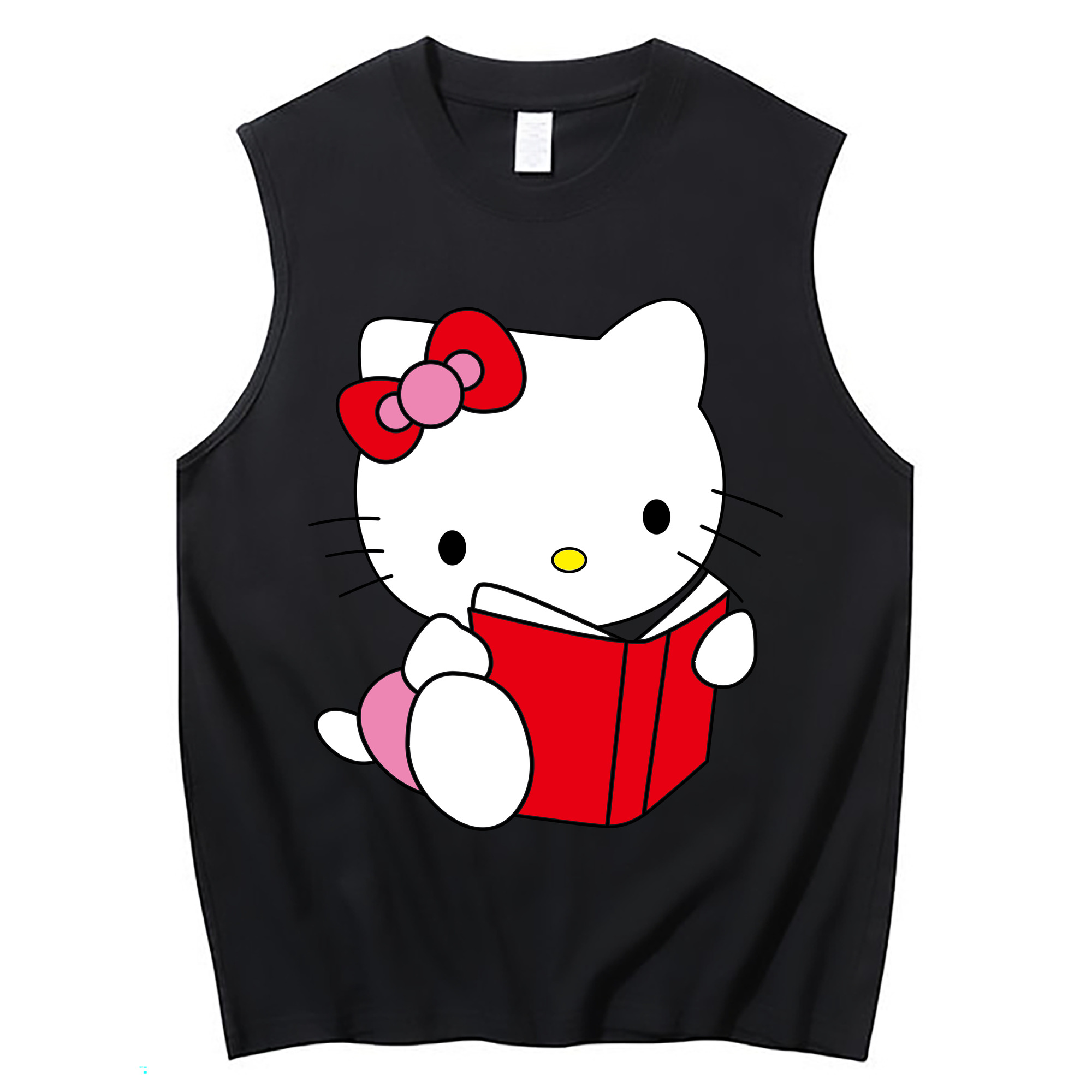 （画像用） Hello Kitty ハローキティ コットン100％タンクトップ（フロントプリント）