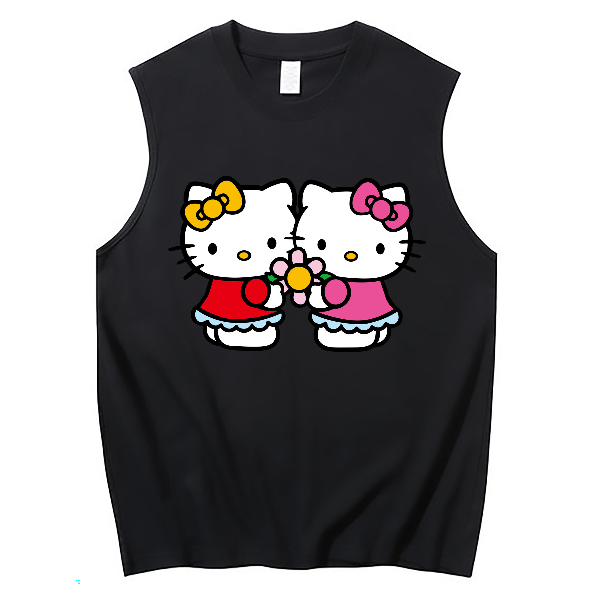 （画像用） Hello Kitty ハローキティ コットン100％タンクトップ（フロントプリント）