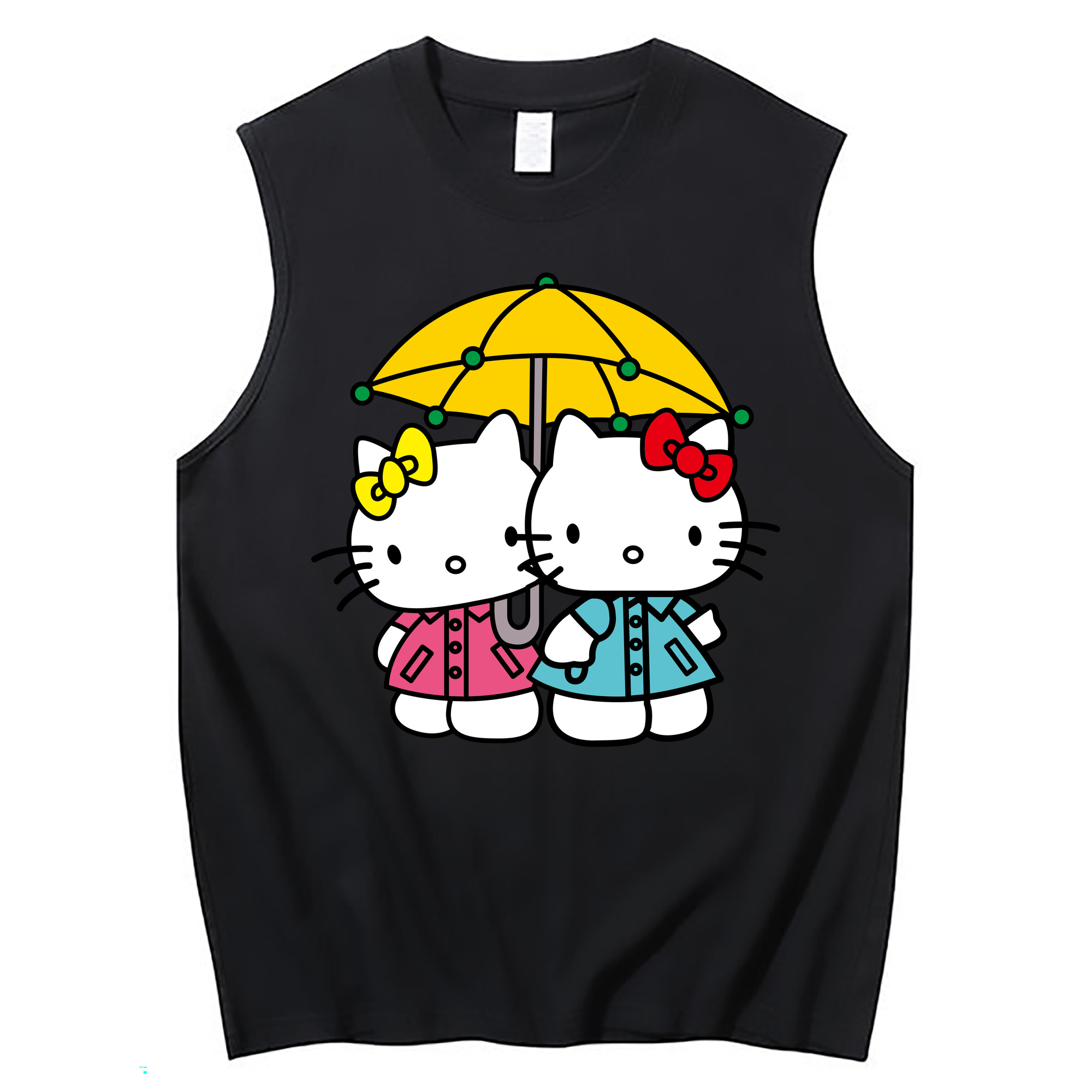 （画像用） Hello Kitty ハローキティ コットン100％タンクトップ（フロントプリント）