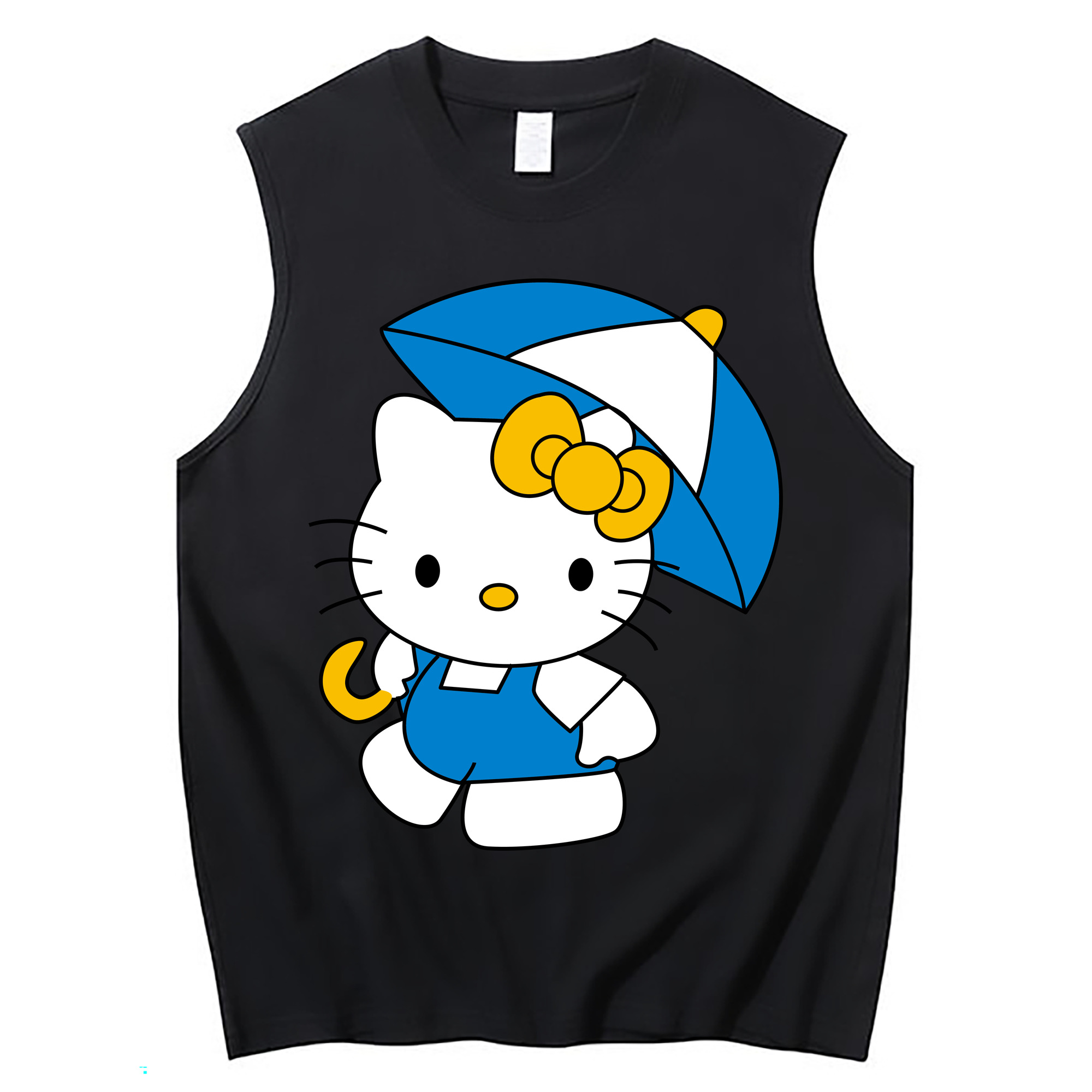（画像用） Hello Kitty ハローキティ コットン100％タンクトップ（フロントプリント）