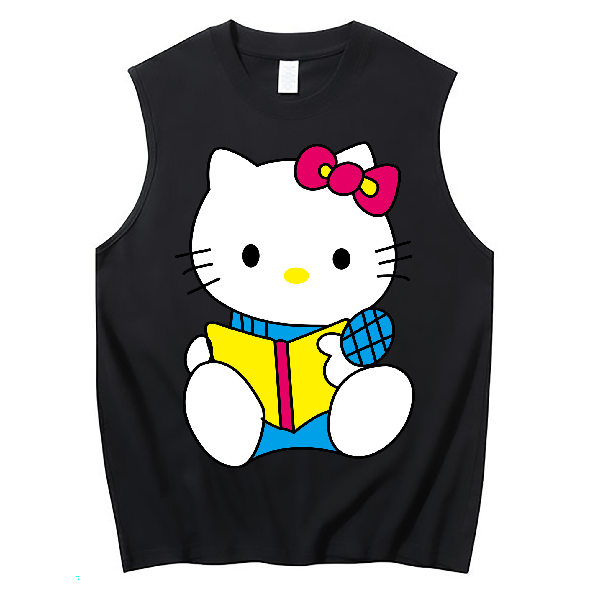 （画像用） Hello Kitty ハローキティ コットン100％タンクトップ（フロントプリント）