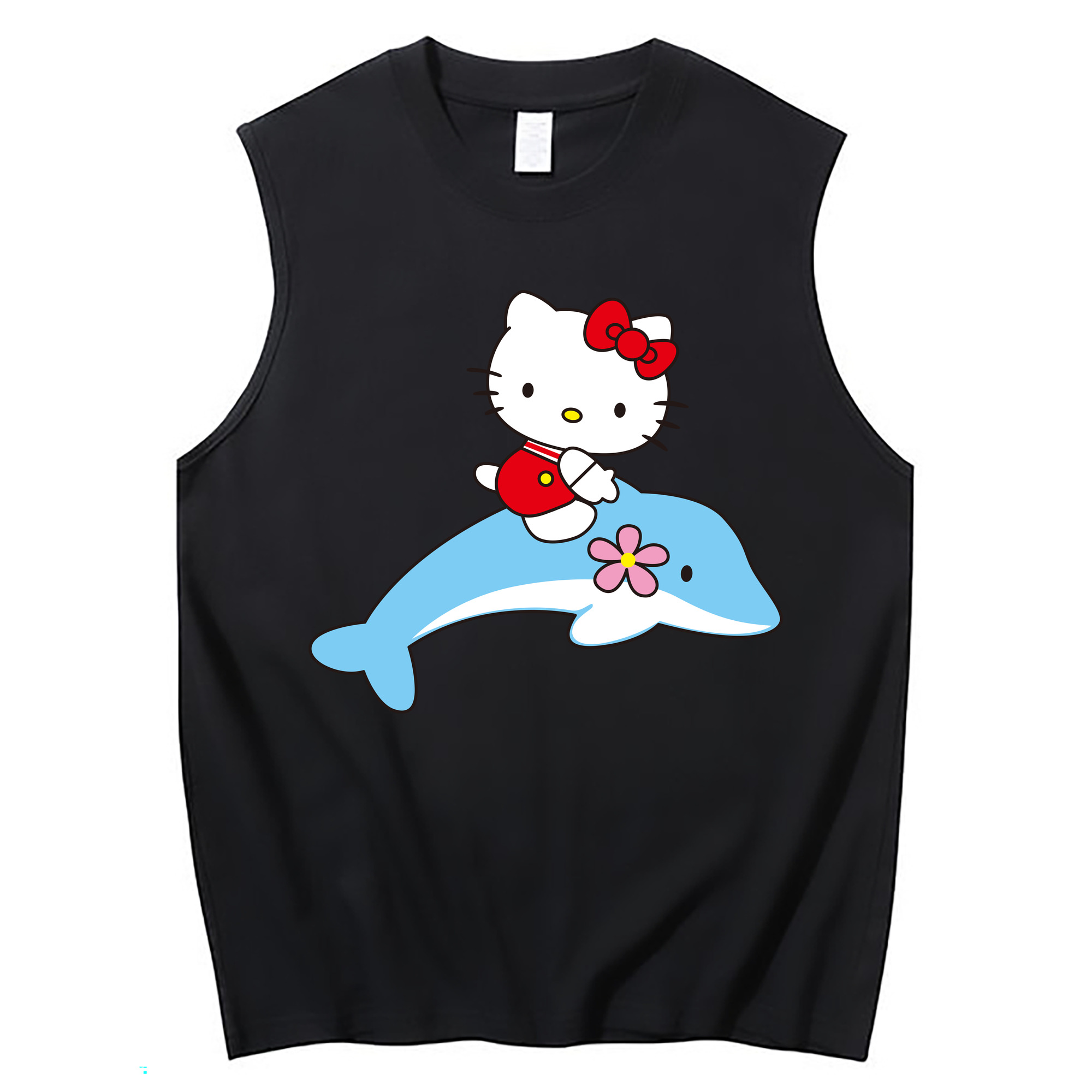 （画像用） Hello Kitty ハローキティ コットン100％タンクトップ（フロントプリント）