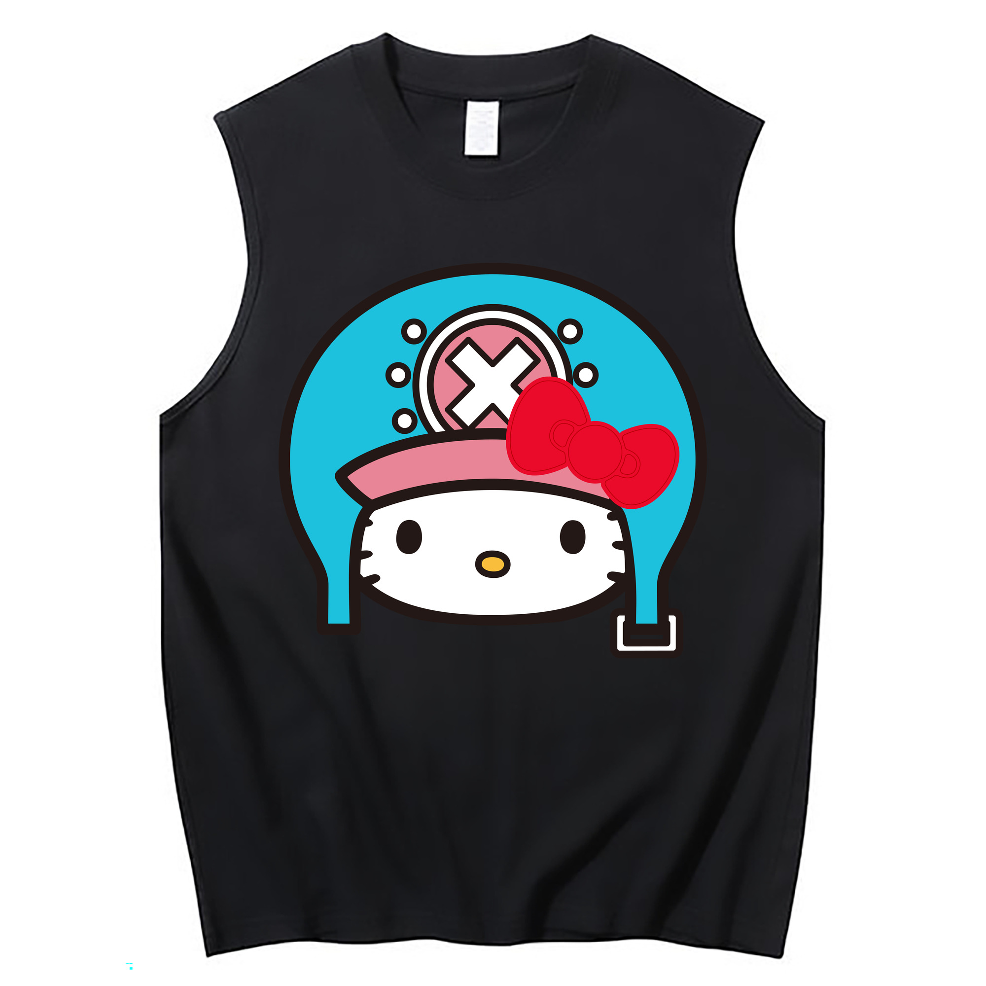 （画像用） Hello Kitty ハローキティ コットン100％タンクトップ（フロントプリント）