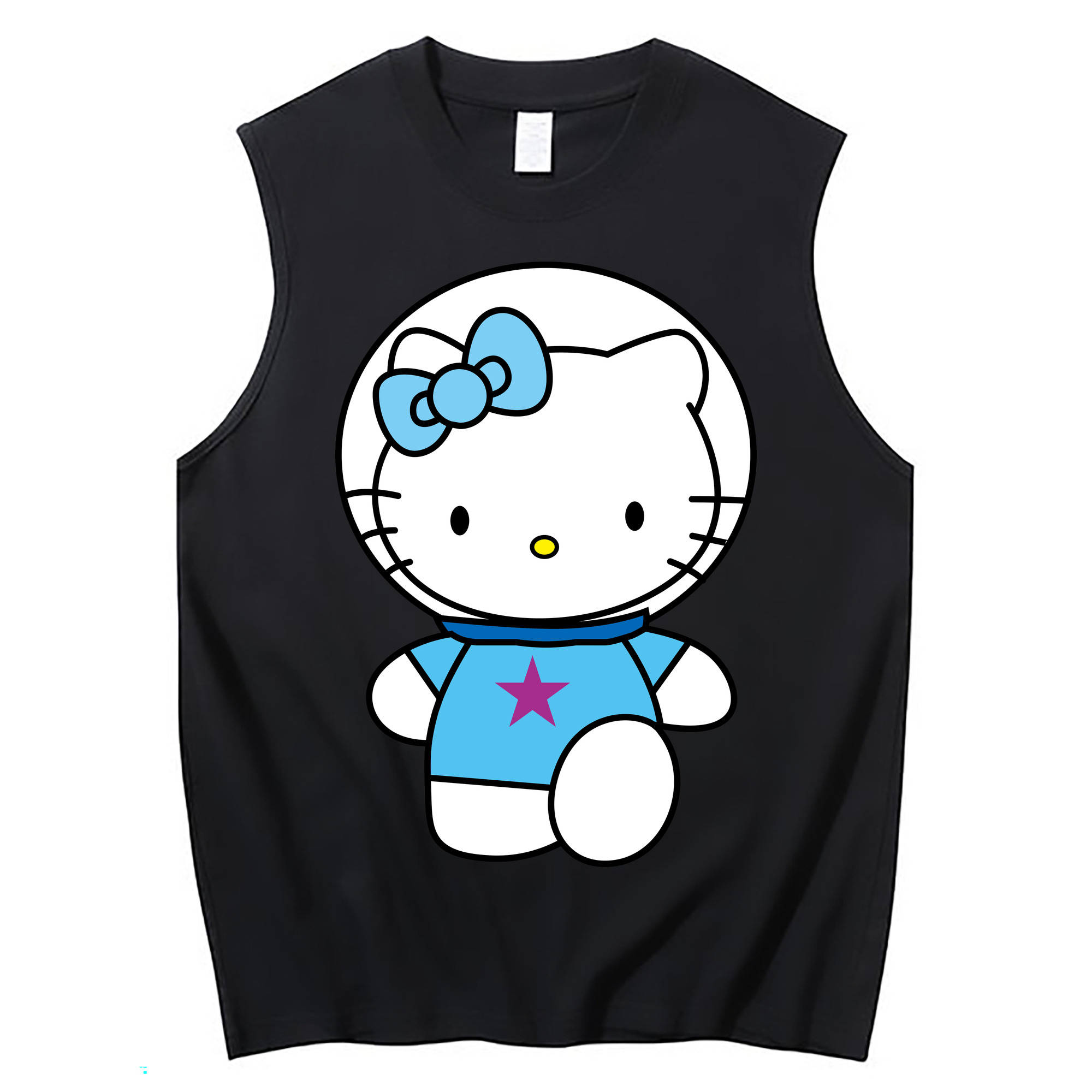 （画像用） Hello Kitty ハローキティ コットン100％タンクトップ（フロントプリント）