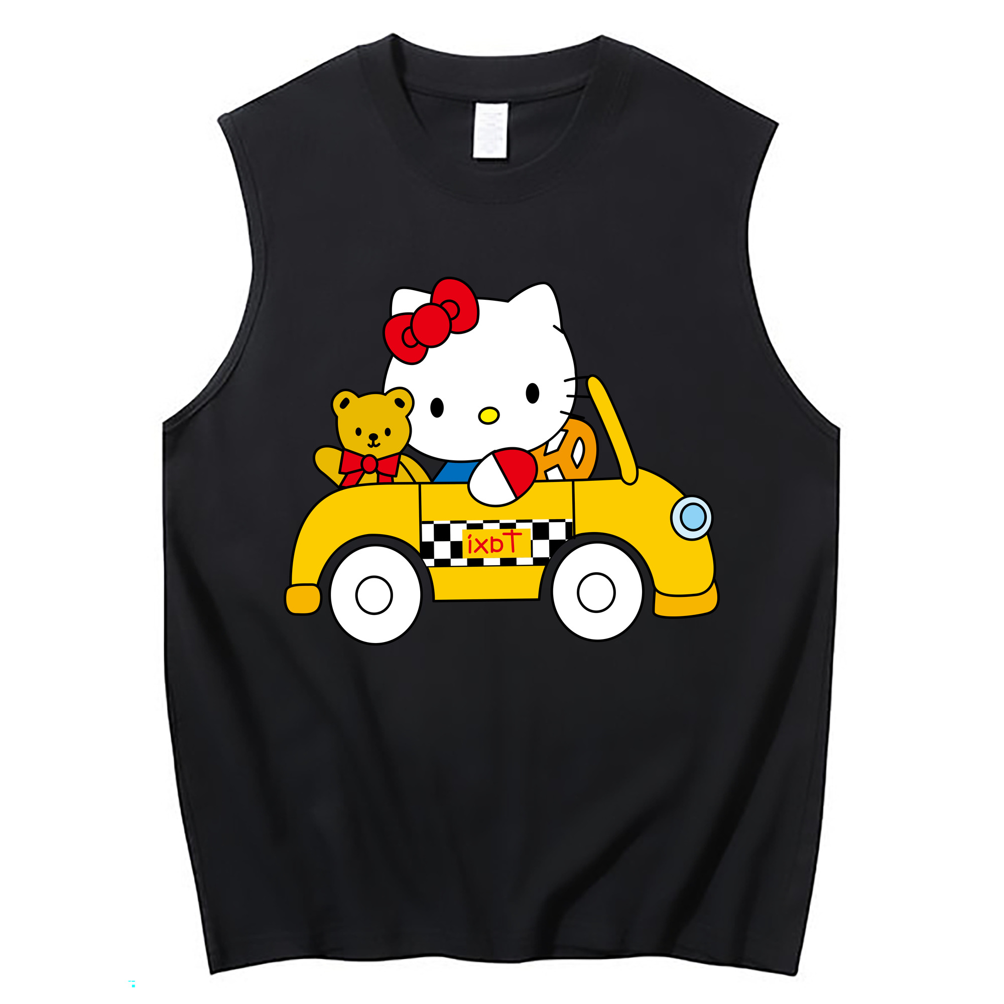 （画像用） Hello Kitty ハローキティ コットン100％タンクトップ（フロントプリント）