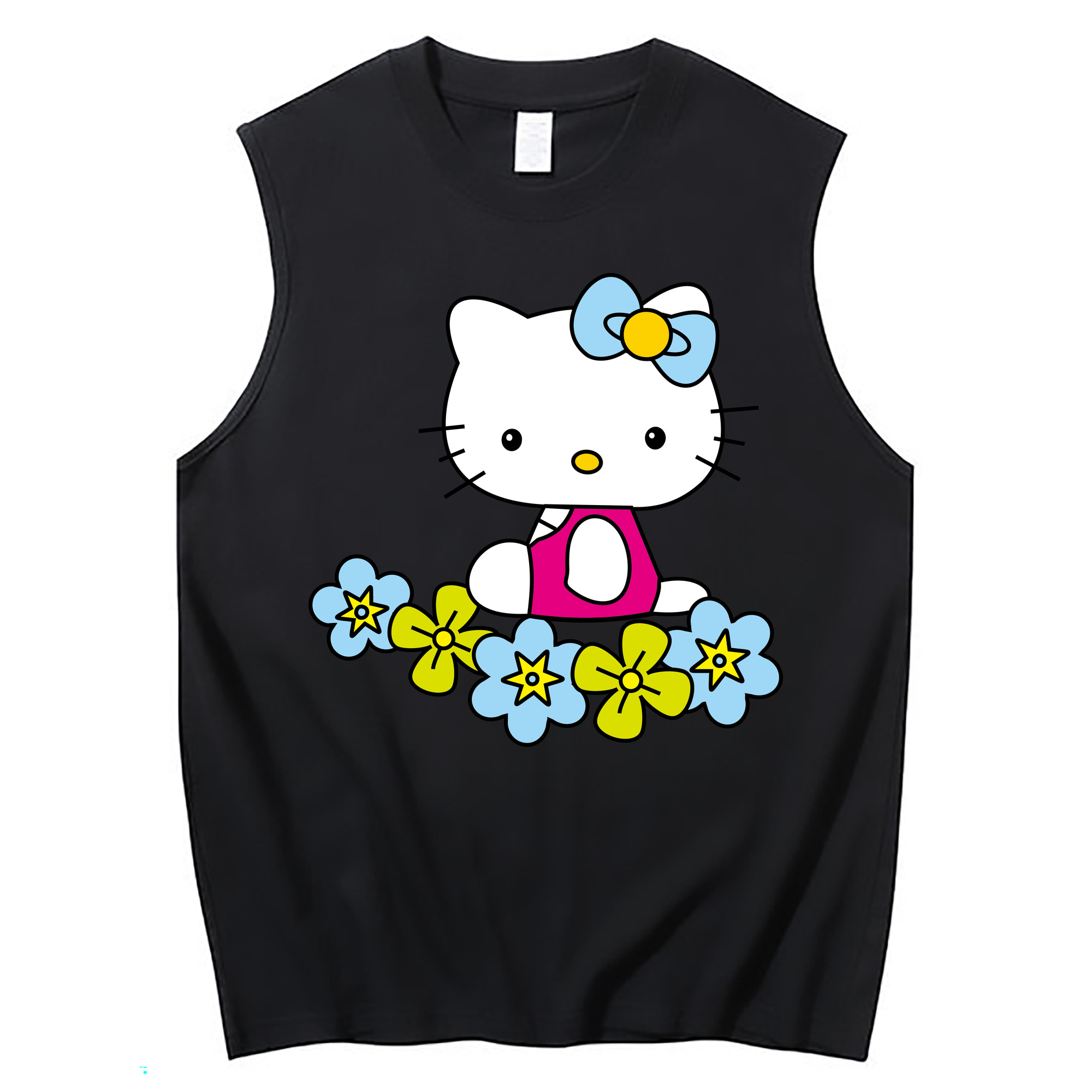 （画像用） Hello Kitty ハローキティ コットン100％タンクトップ（フロントプリント）